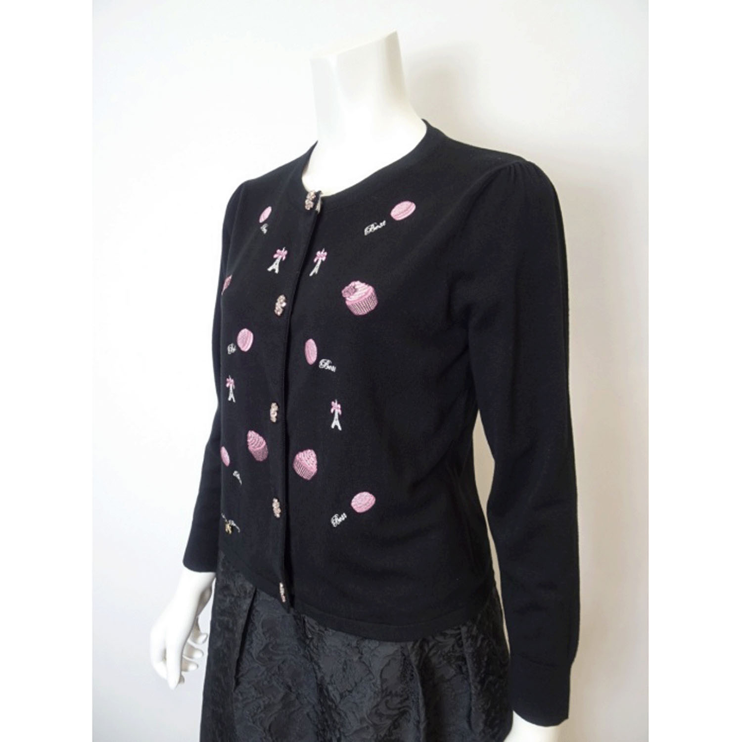 【Insta Live】Super Beauty スイーツ刺しゅうニットカーディガン - 画像20