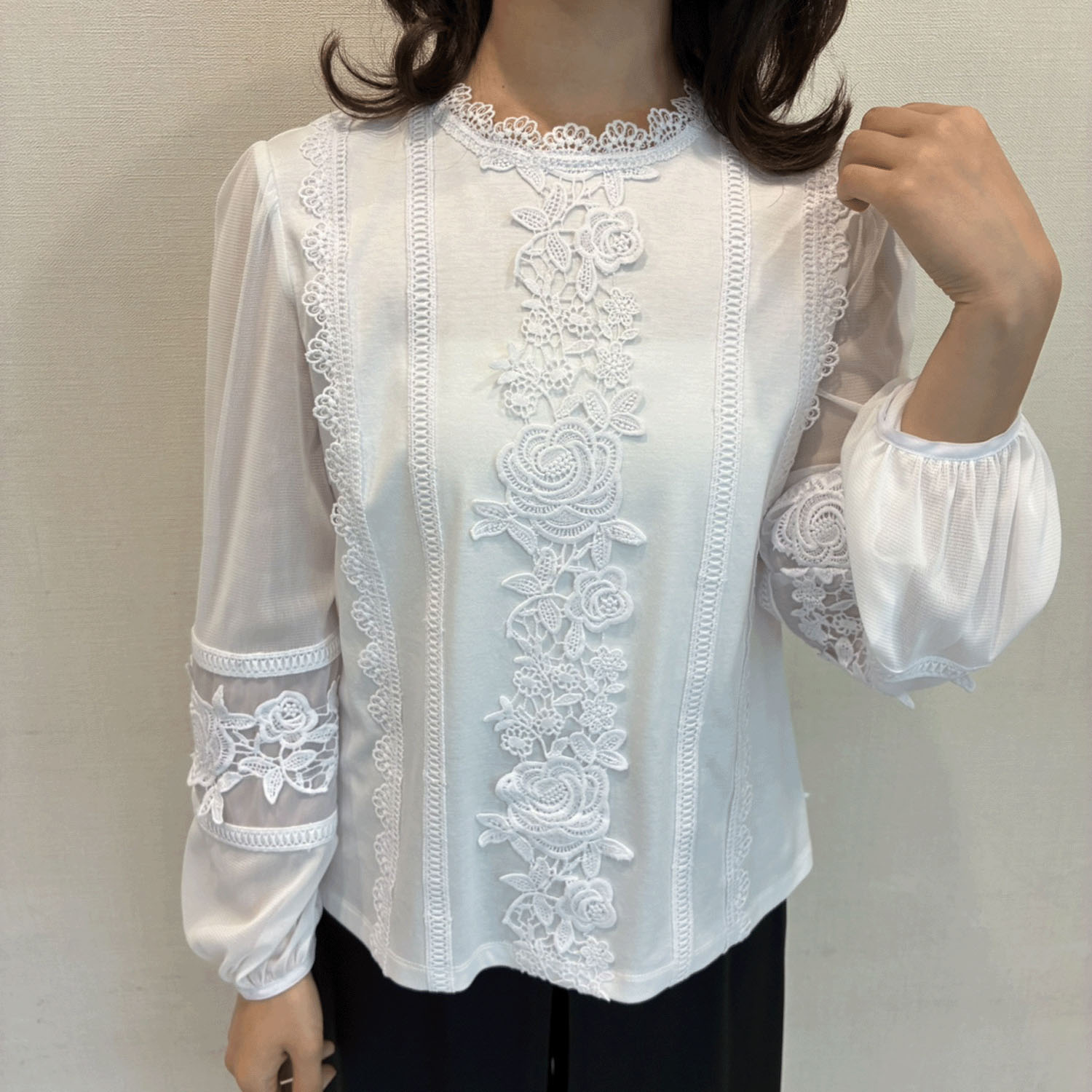 Super Beauty レースブラウス - 画像2