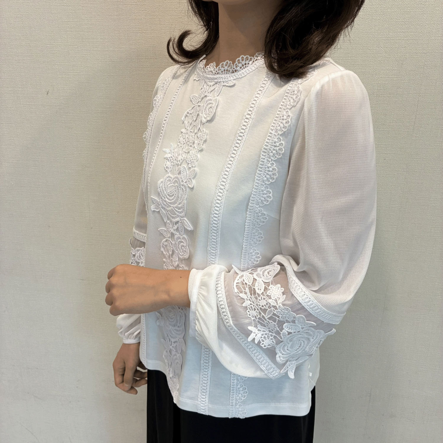 Super Beauty レースブラウス - 画像4