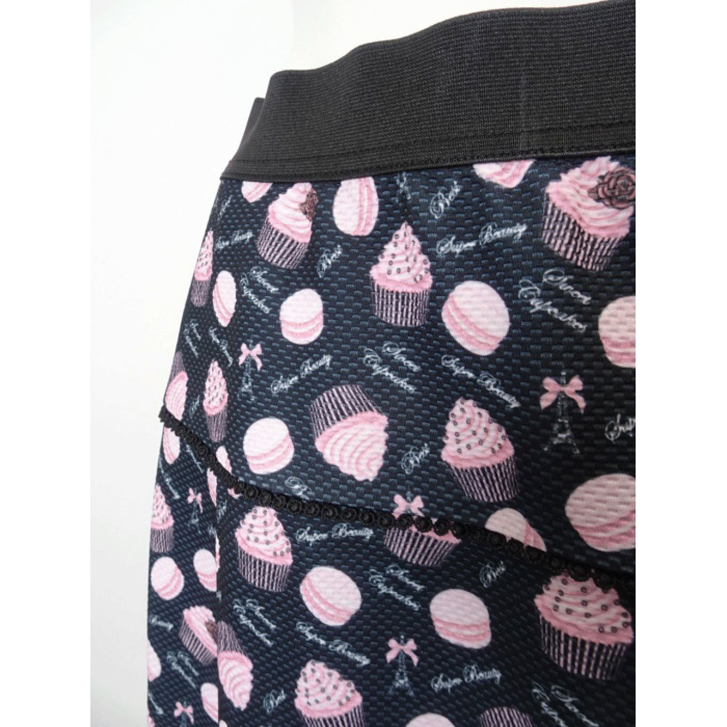 【Insta Live】Super Beauty スイーツプリント ウェストゴムスカート - 画像7