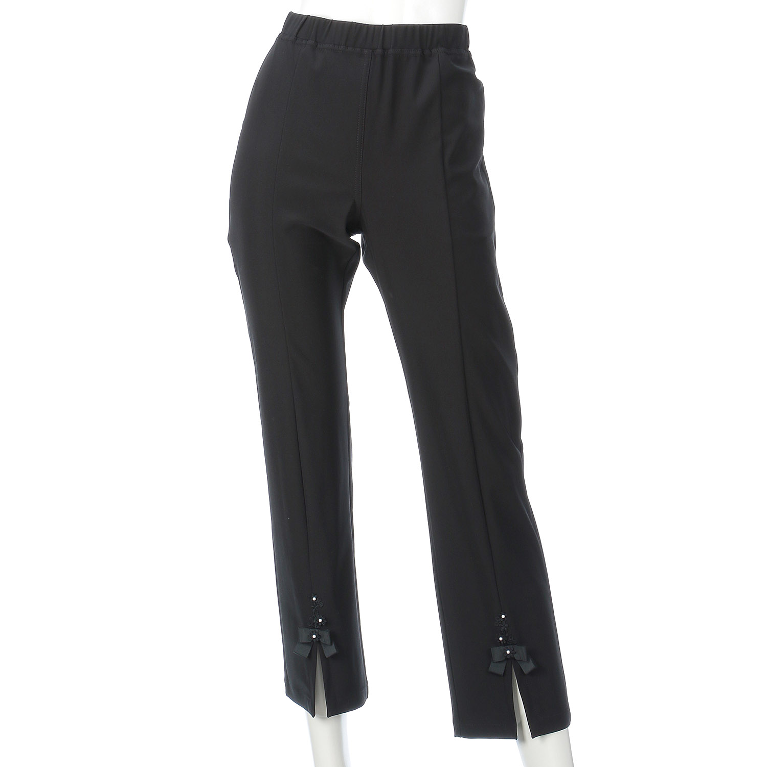 【Insta Live】Super Beauty 前スリットレース×リボンデザインパンツ - 画像9