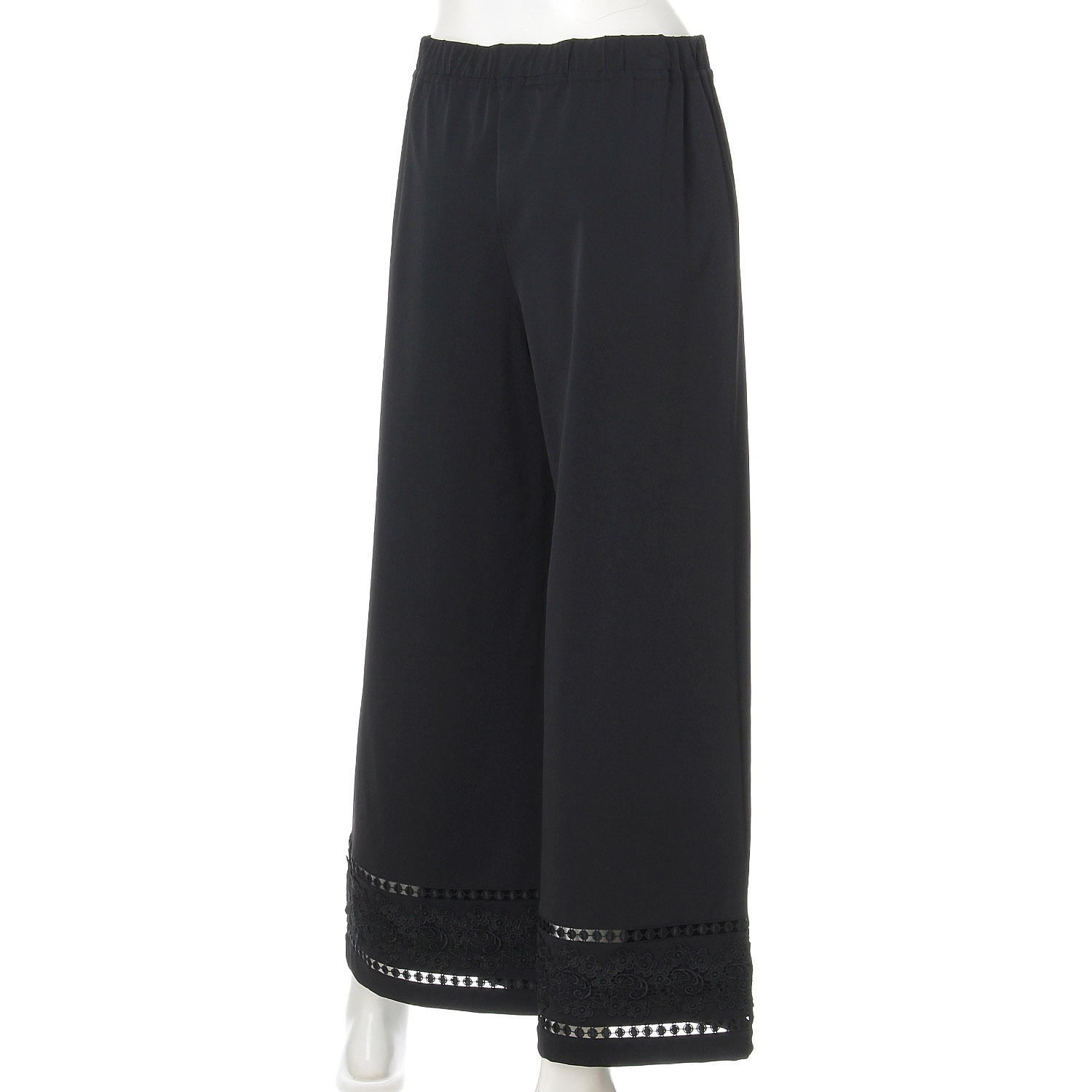 【3月下旬入荷予定】Super Beauty ハシゴレース×裾レースワイドパンツ - 画像13