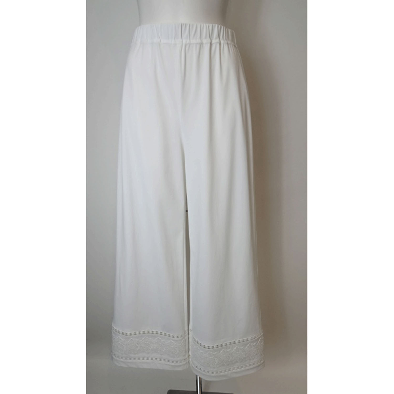 【3月下旬入荷予定】Super Beauty ハシゴレース×裾レースワイドパンツ - 画像10