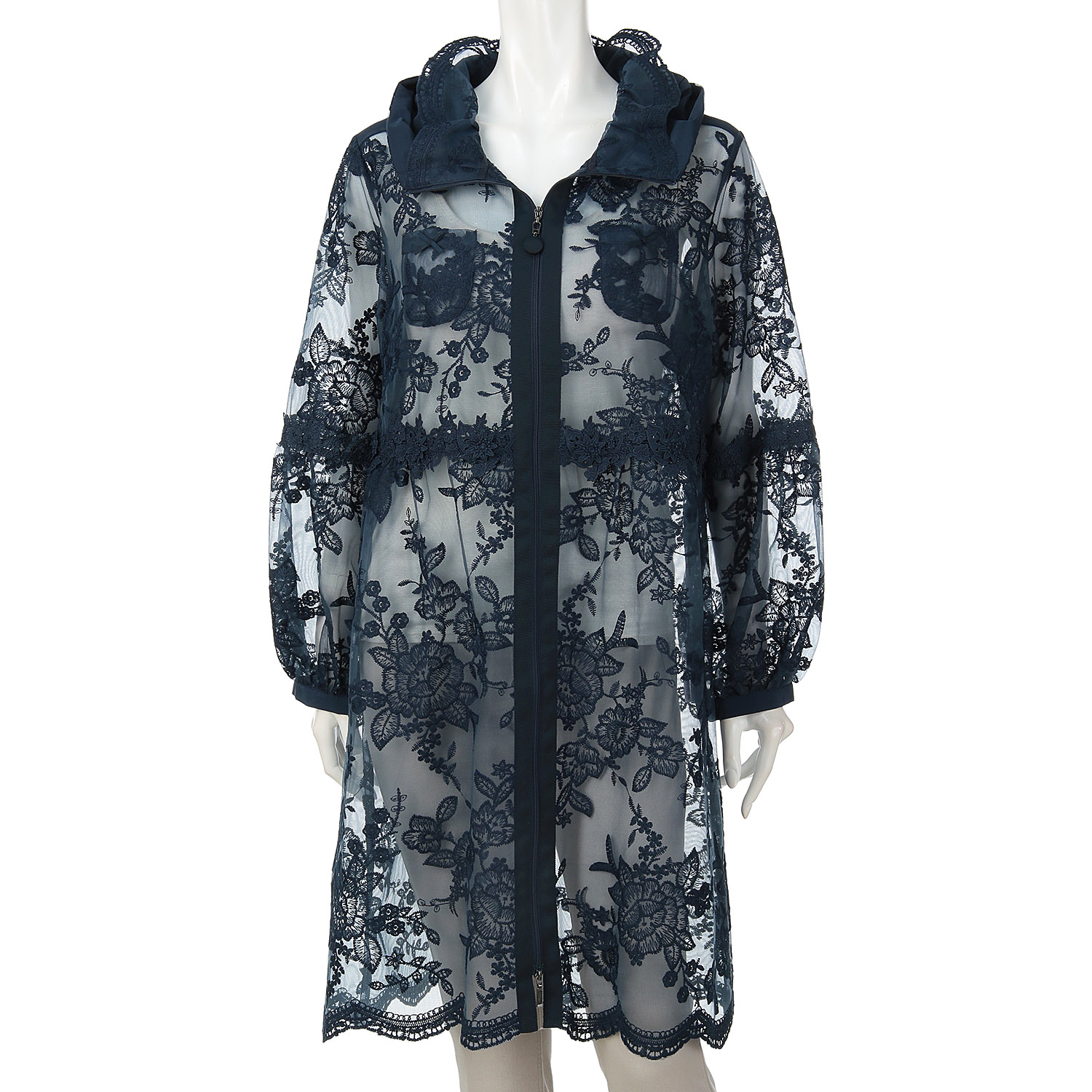 Super Beauty 花レース×刺しゅう透かし素材コート - 画像20