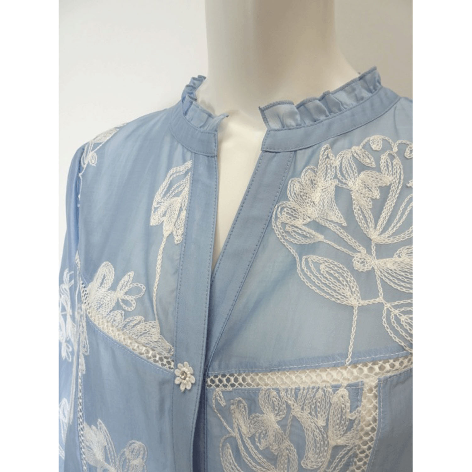 【LIVE ARCHIVE】Super Beauty 花刺しゅう入り パフ袖ブラウス - 画像14