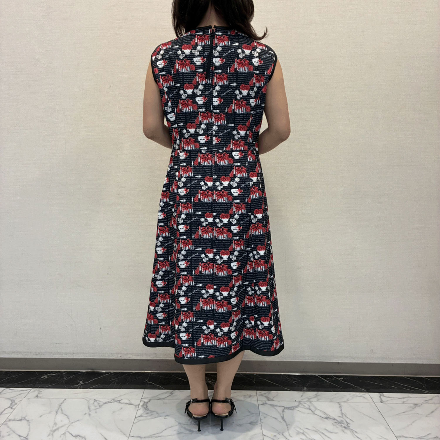 Super Beauty ギフトボックス×マグカッププリントフレンチスリーブワンピース - 画像9