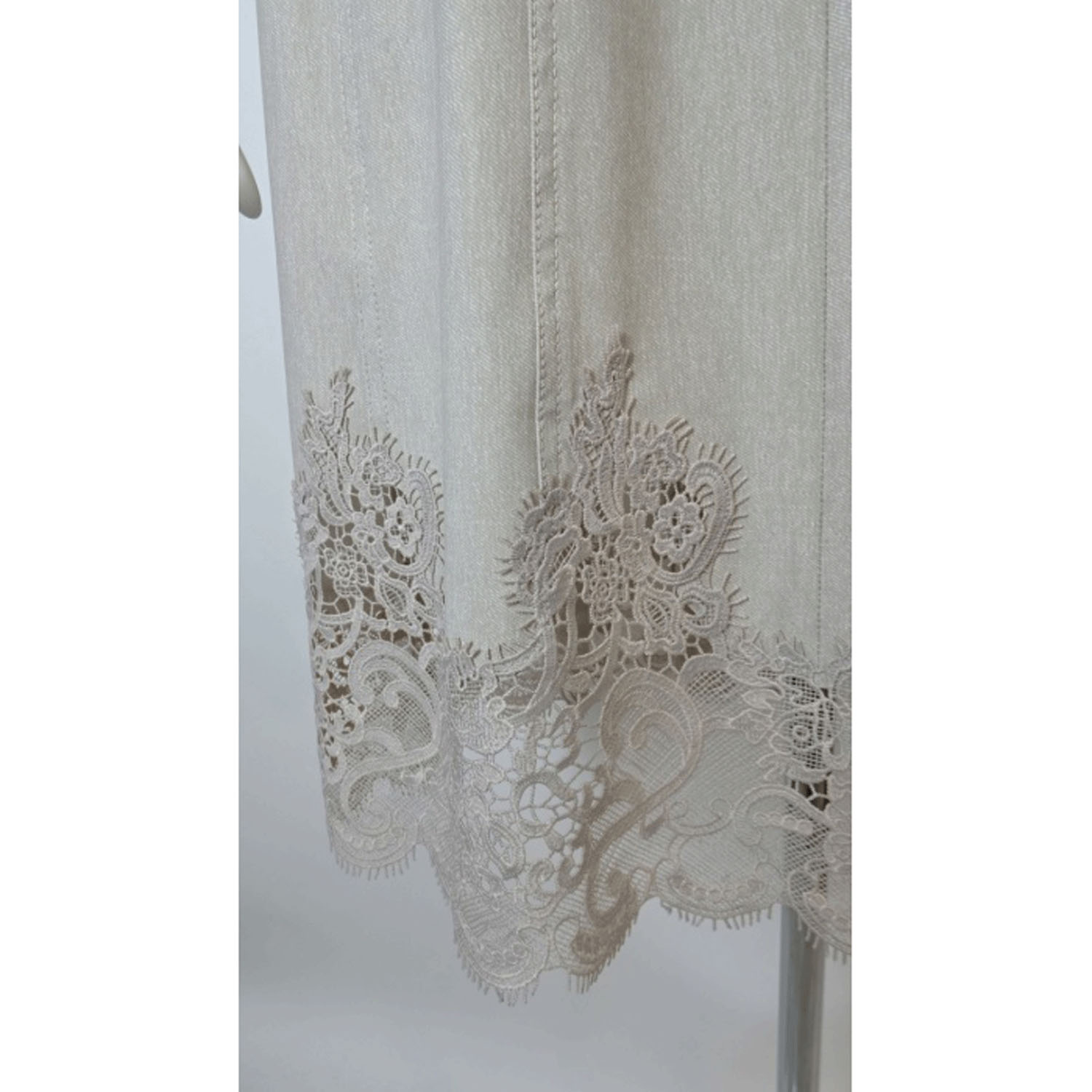 Super Beauty デニム風ノースリーブワンピース - 画像14