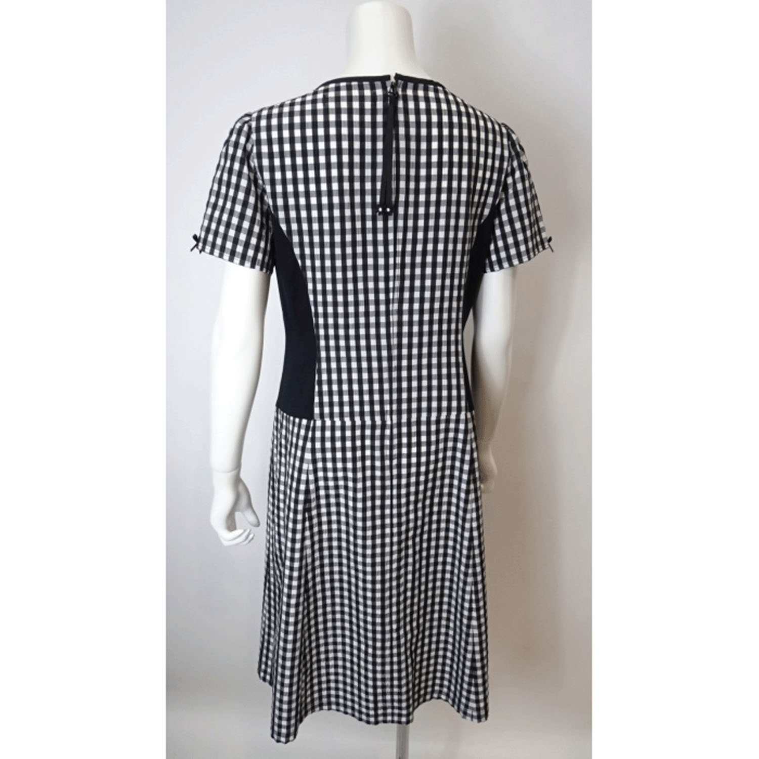 【3月下旬入荷予定】Super Beauty ギンガムチェック柄切替ワンピース - 画像9