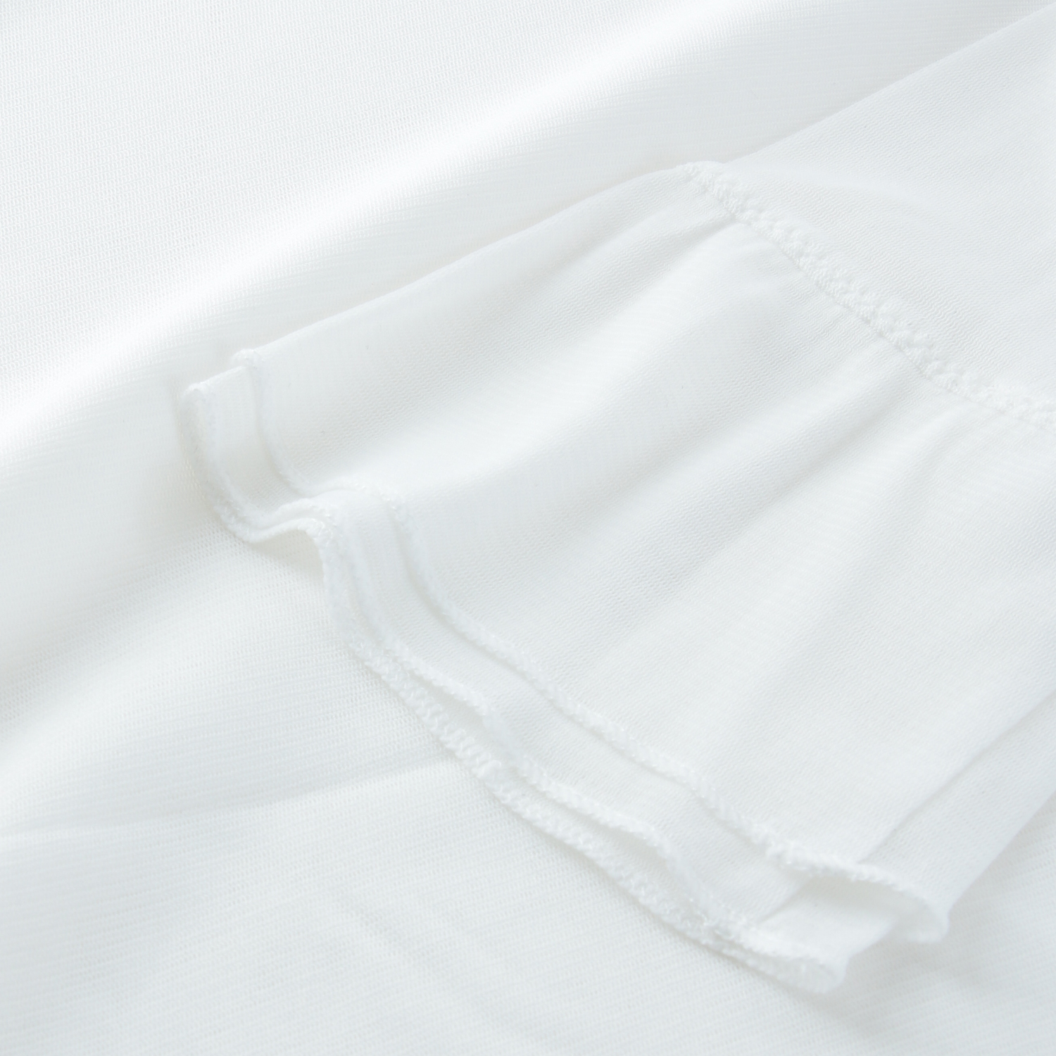 Super Beauty 丸首パワーネット素材プルオーバー - 画像3