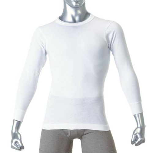 BVD Finest Touch EX 丸首8分袖