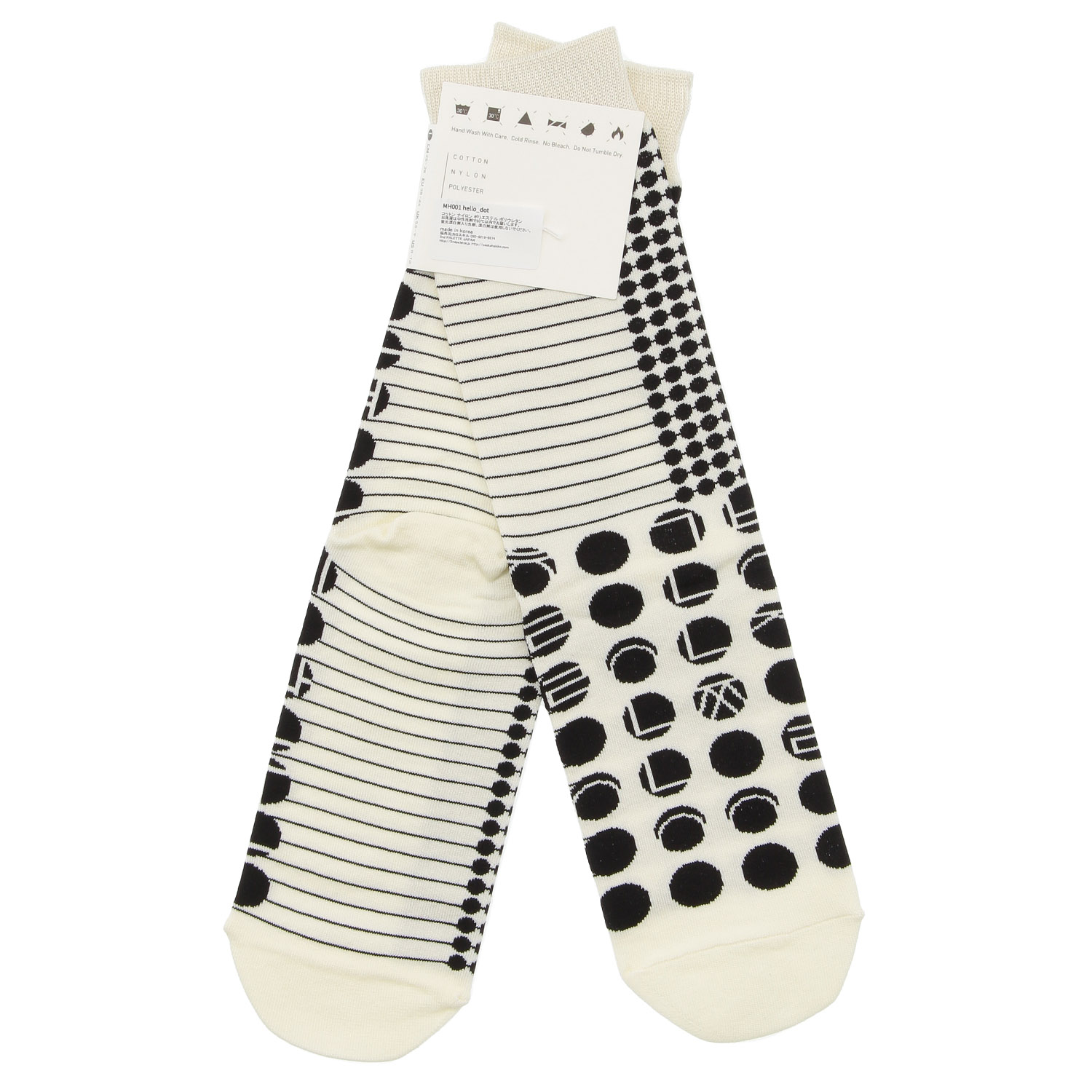 靴下 2NDPALETTE ハロードット hello＿dot Lサイズ - 画像2