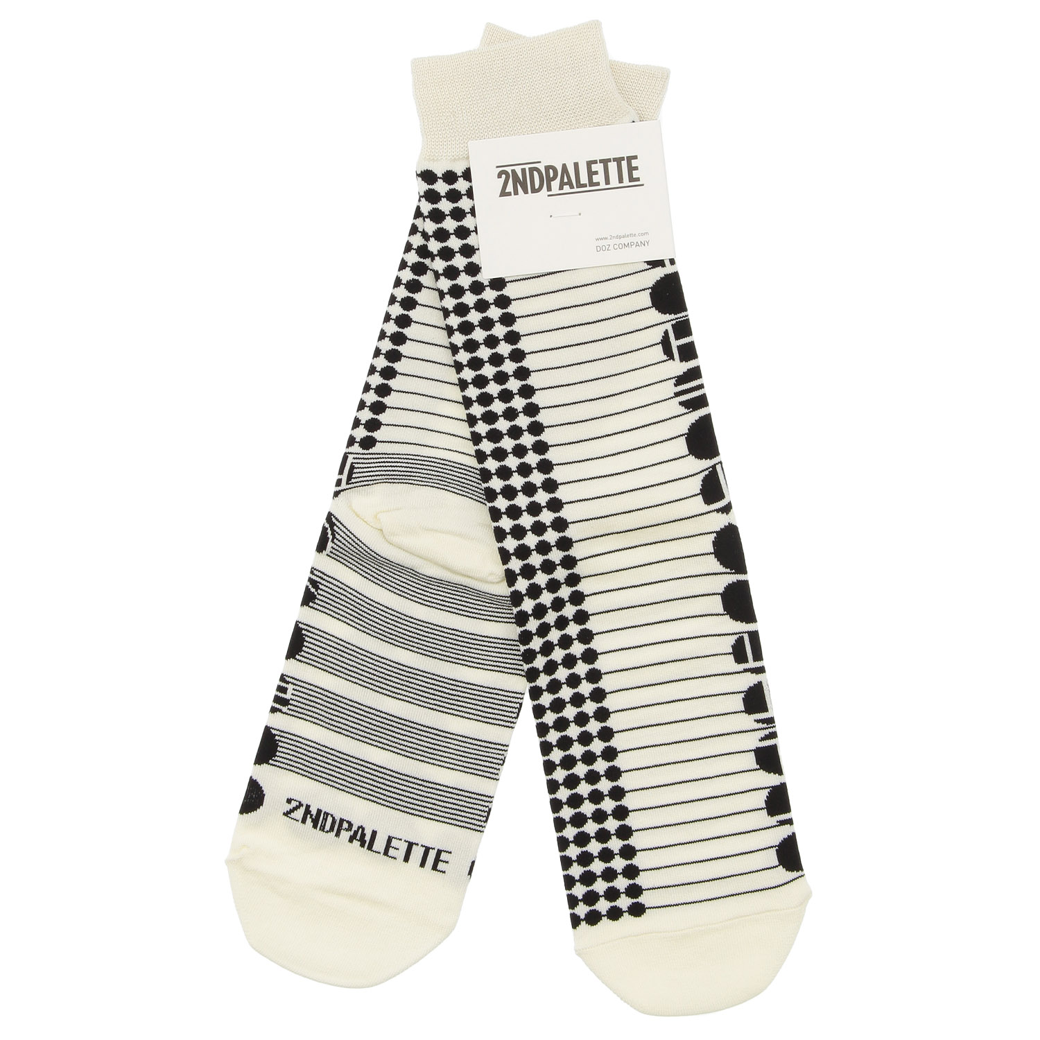靴下 2NDPALETTE ハロードット hello＿dot Lサイズ