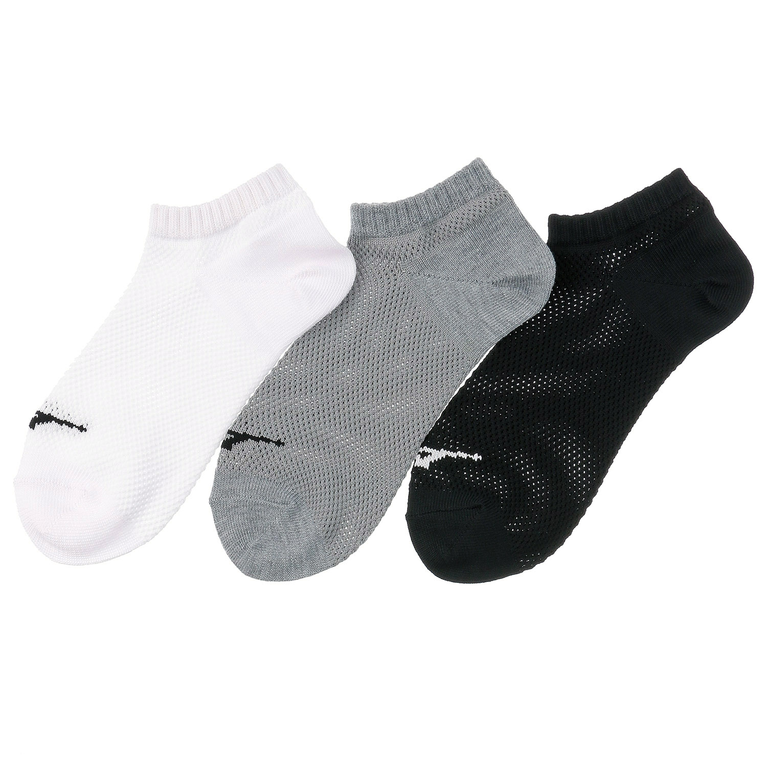 3足組メッシュアンクル丈ソックス - 画像2