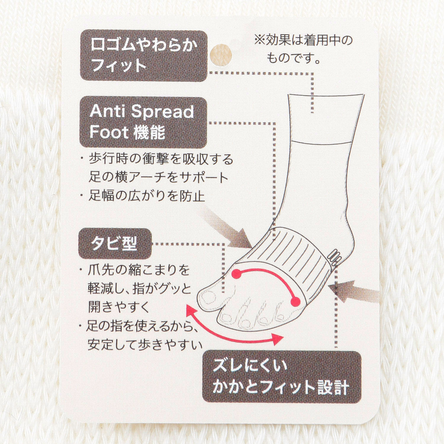 みんなのくつした エイジングケア フットエイドソックス - 画像4