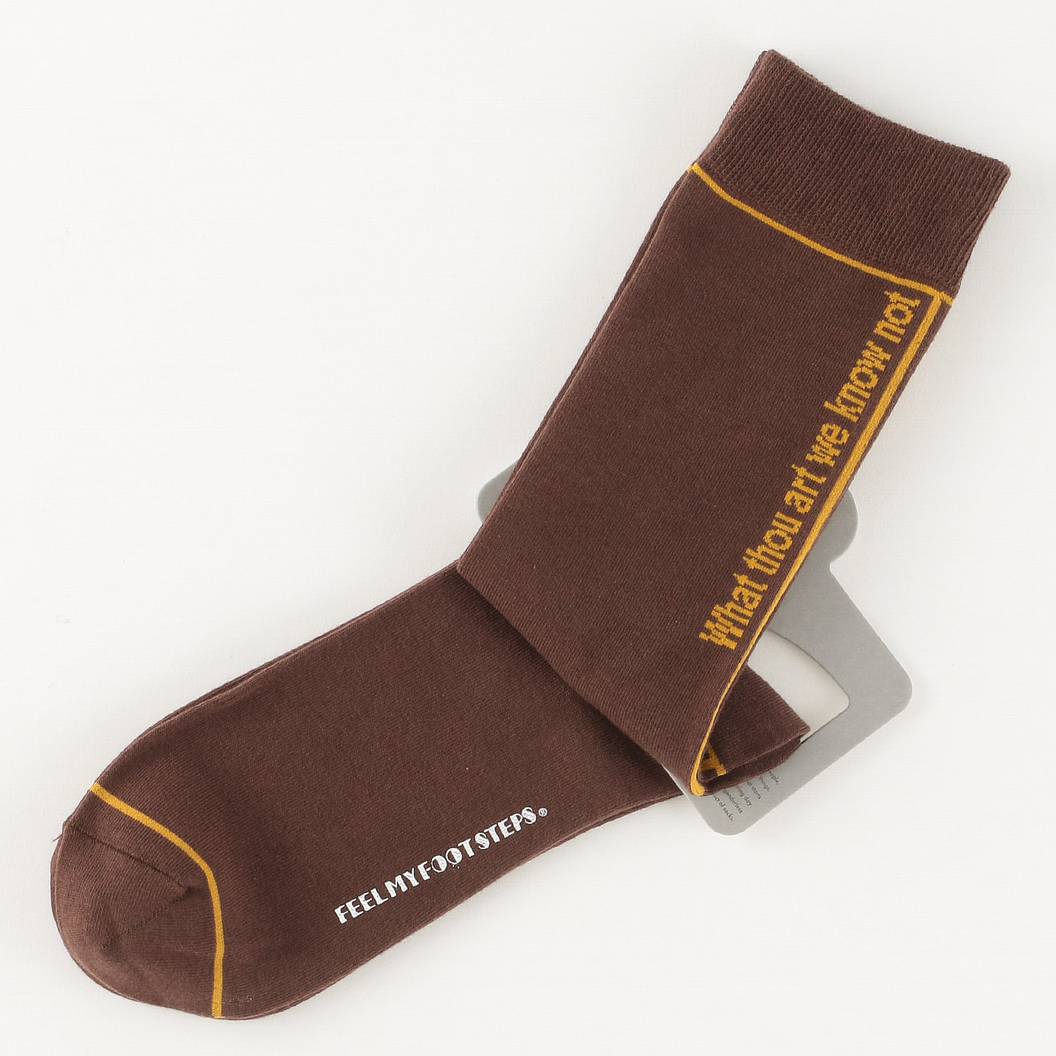 FEEL MY FOOT STEPS クルーソックス WE KNOW NOT 25－27cm