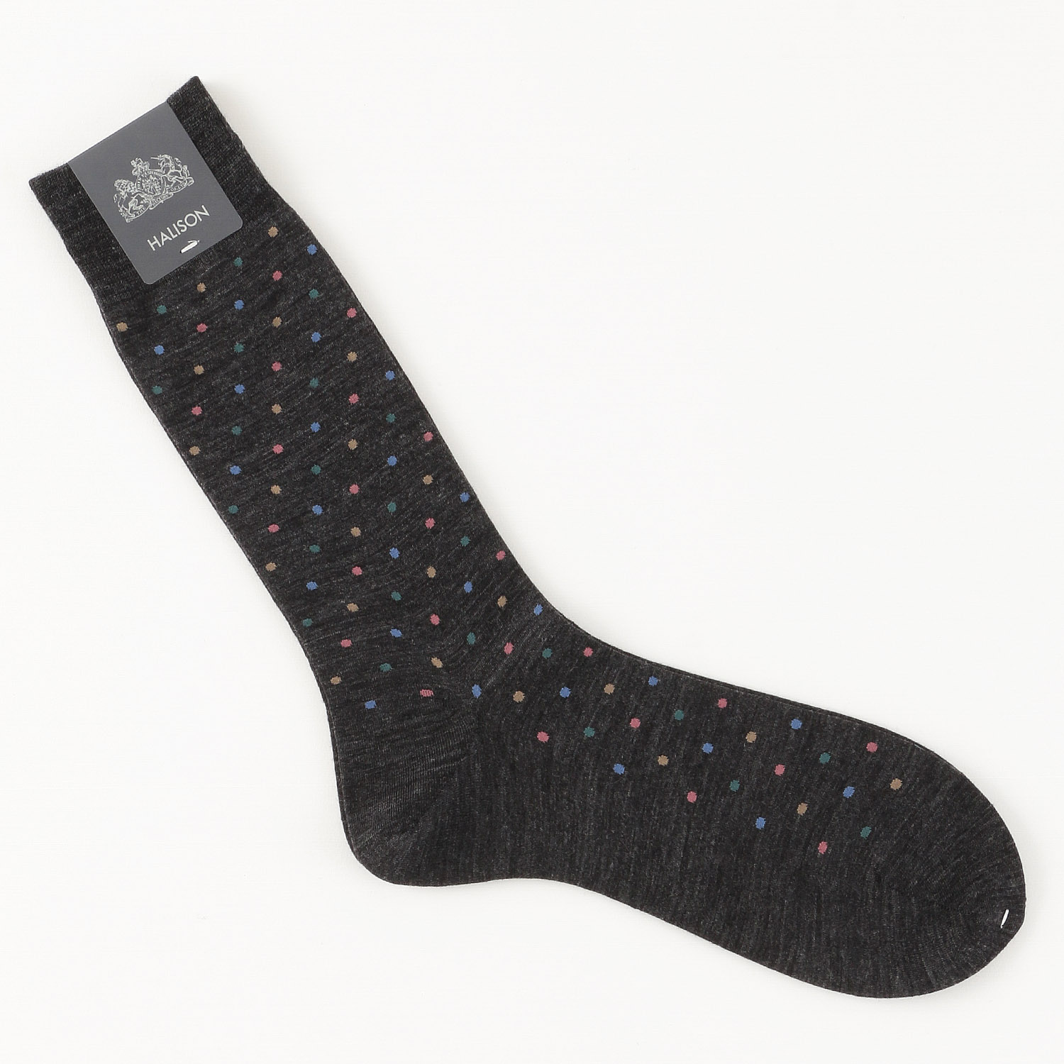 HALISON ニュージーランドメリノ カラフルドット ソックス CL - 画像2