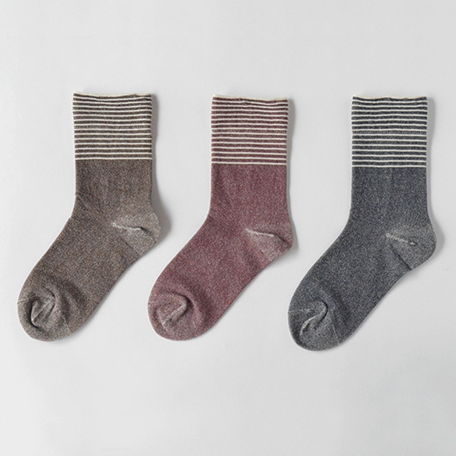 天衣無縫 いつもソックスボーダー Lサイズ