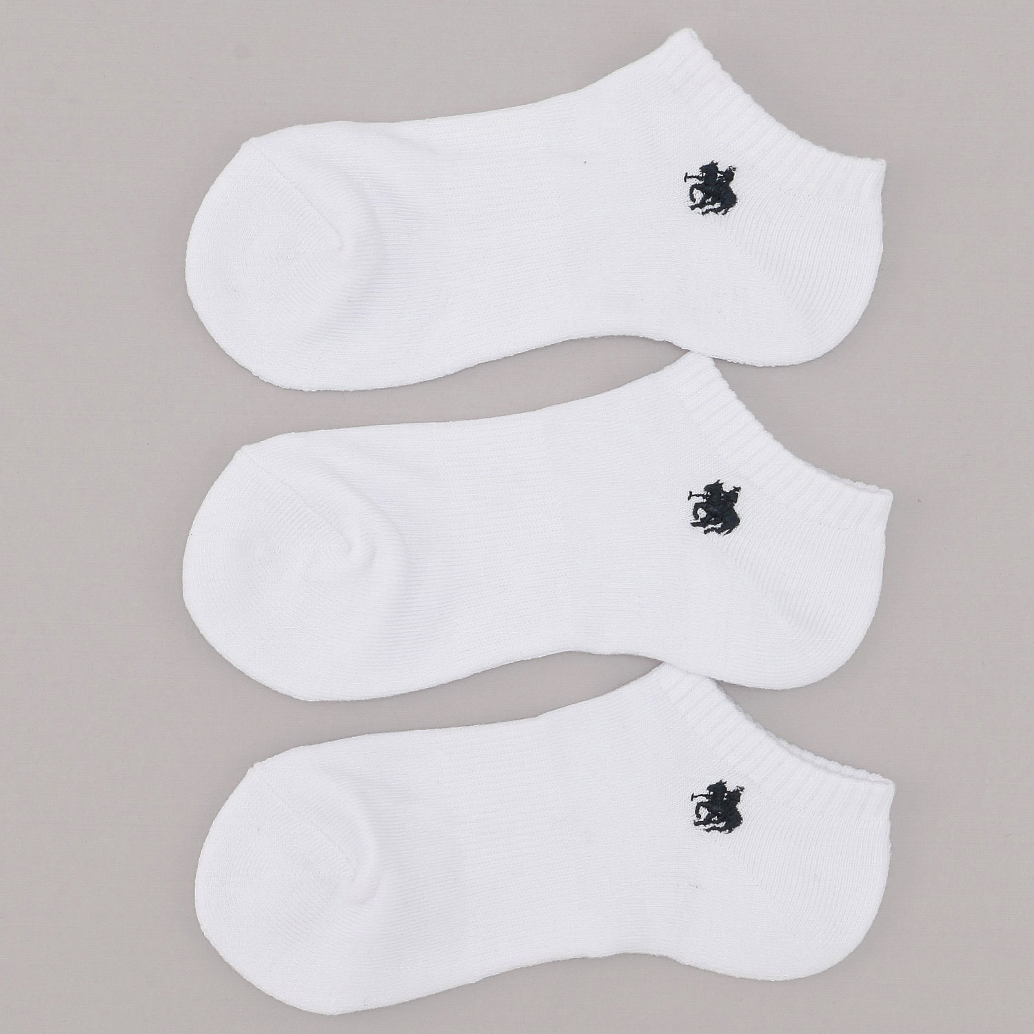 POLO（ポロ）スニーカー丈3Pソックス 紳士 - 画像2