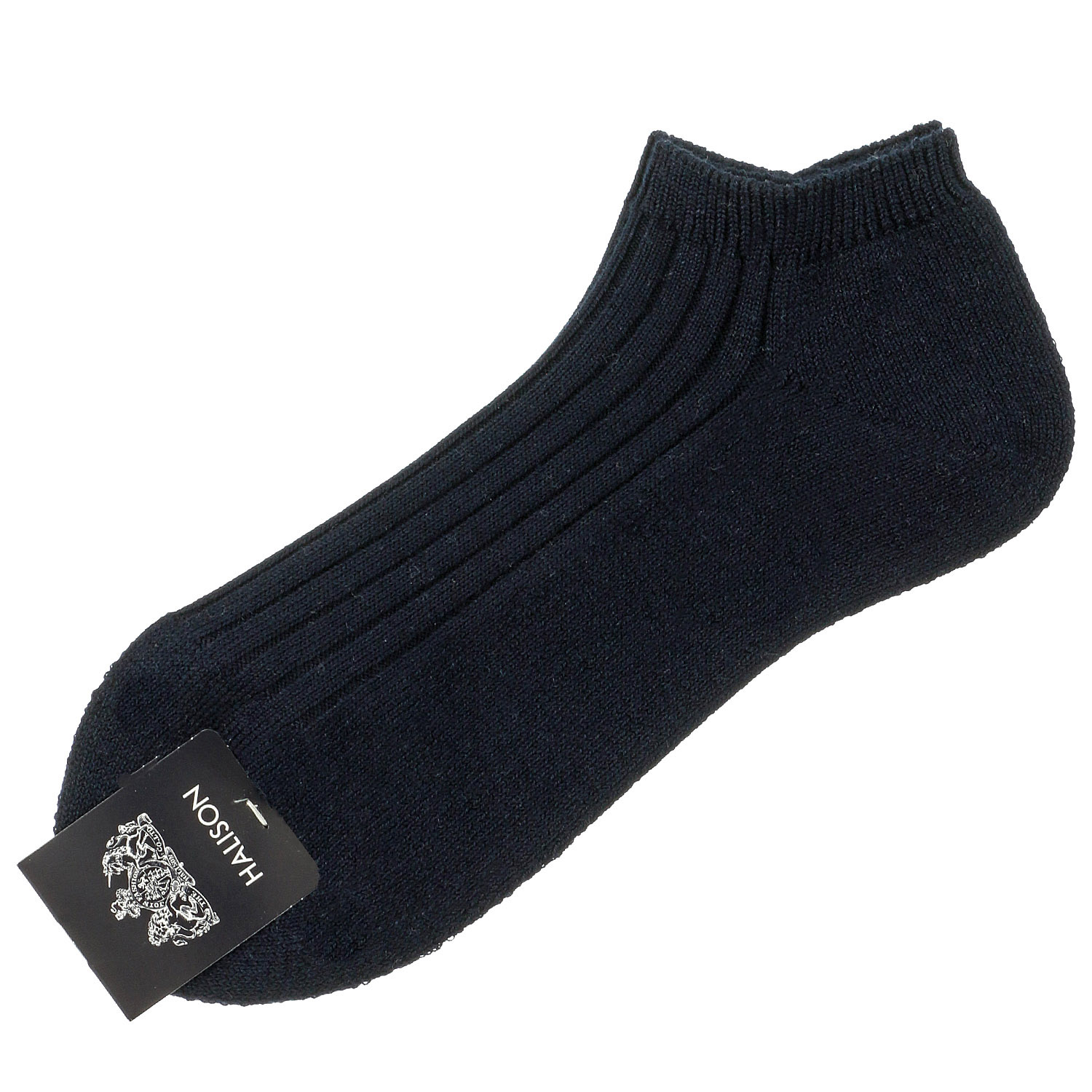 HALISON ドライ綿混 リブパイル アンクルソックス - 画像4