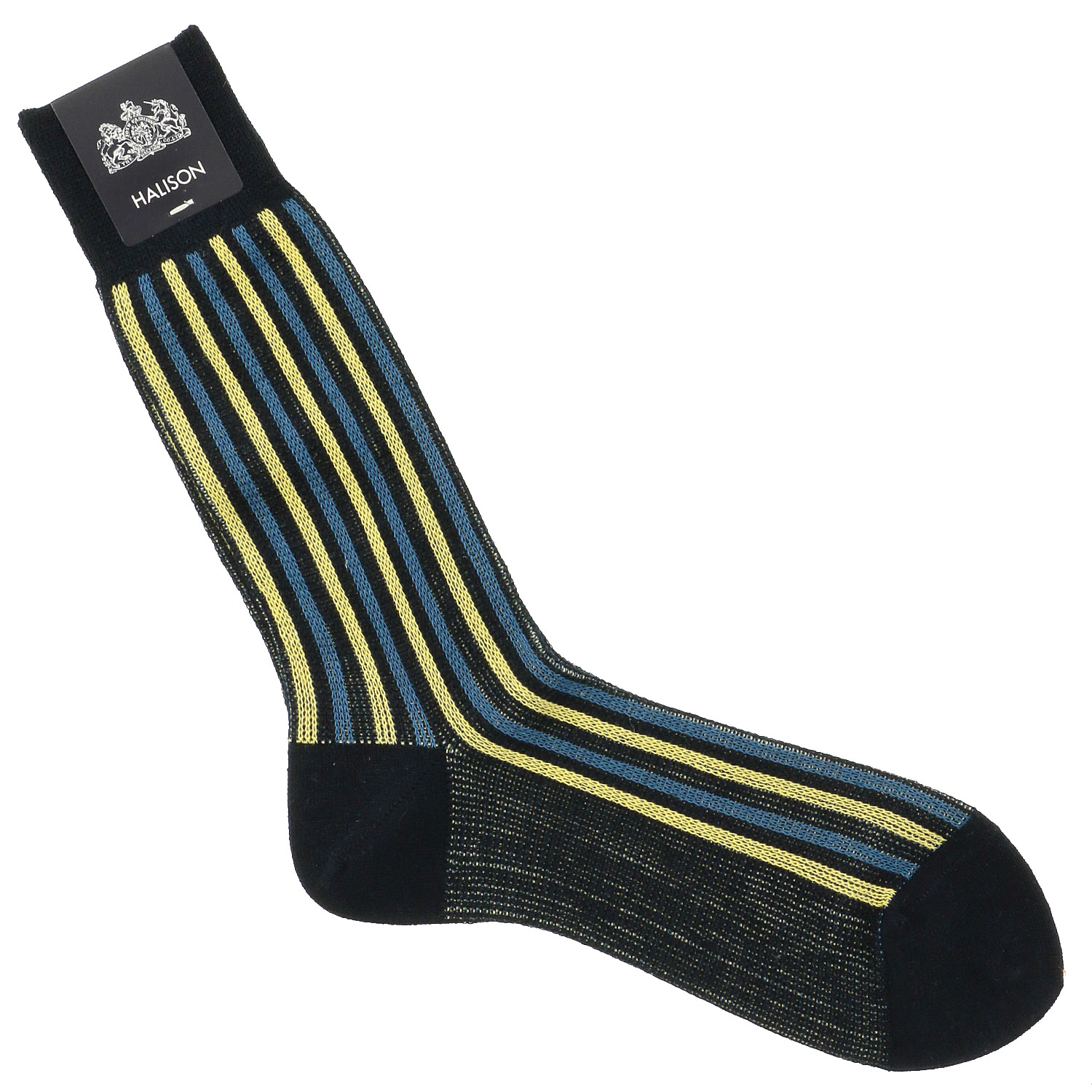 HALISON 綿麻 オルタネイトストライプ ソックス - 画像5