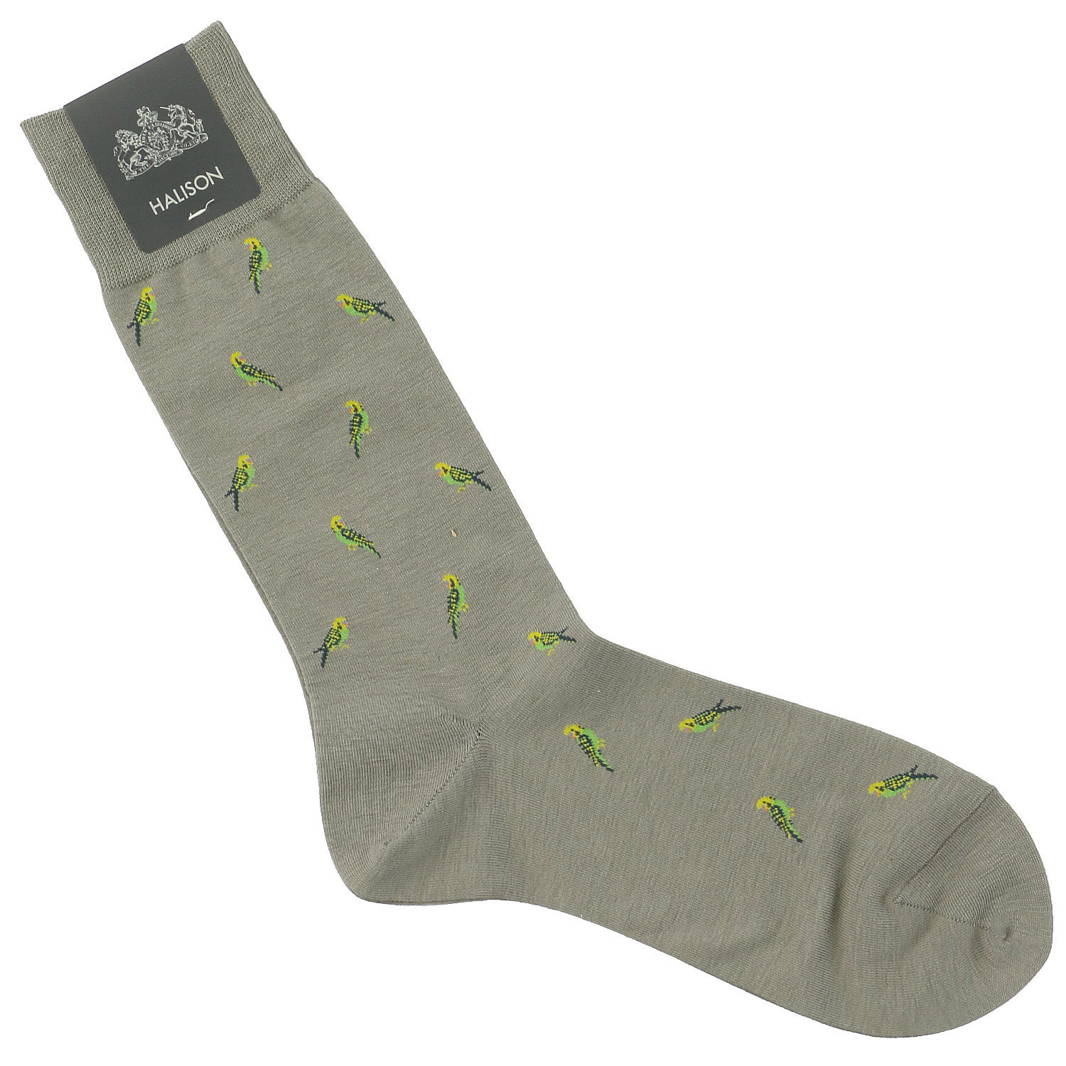 HALISON クールマックス綿 インコ柄ソックス - 画像2