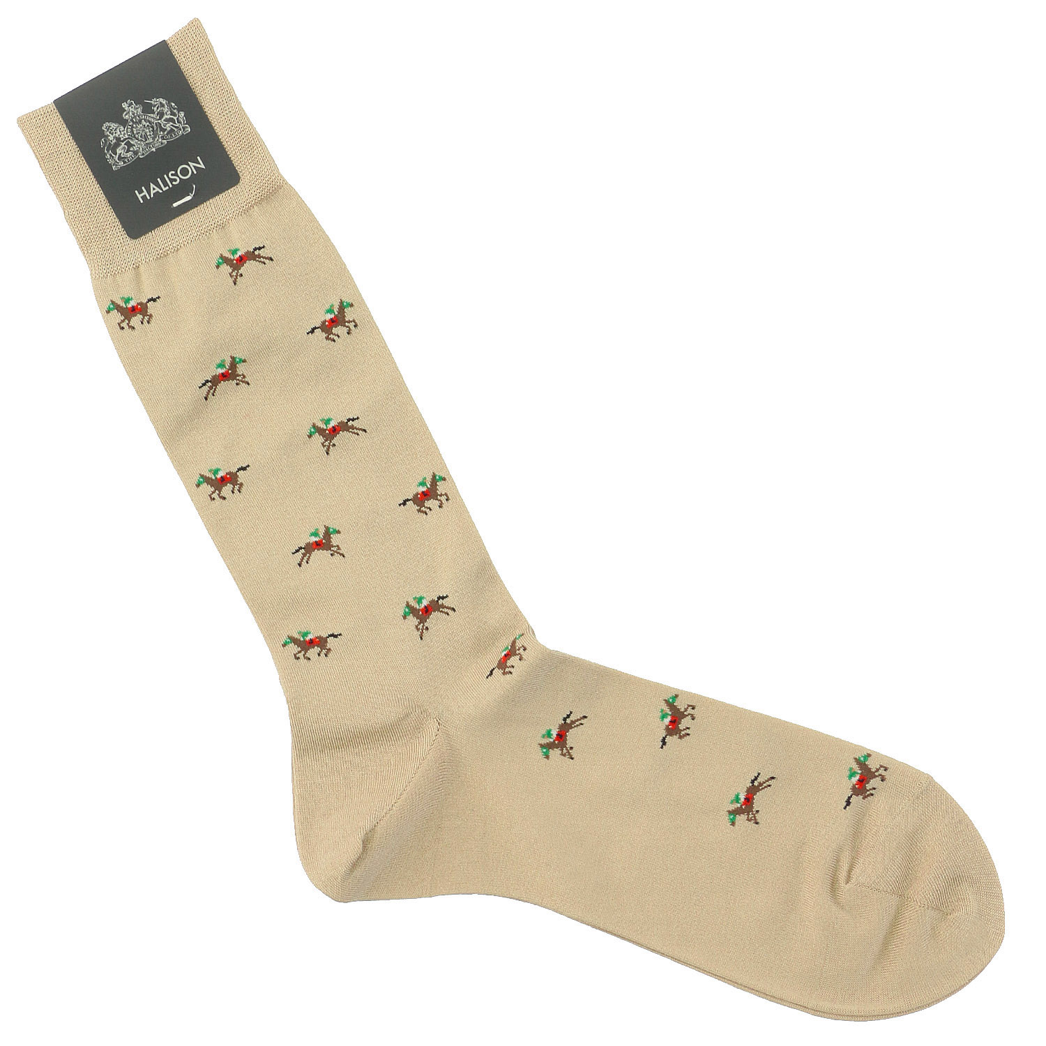 HALISON エジプト綿 競馬柄 ソックス - 画像4