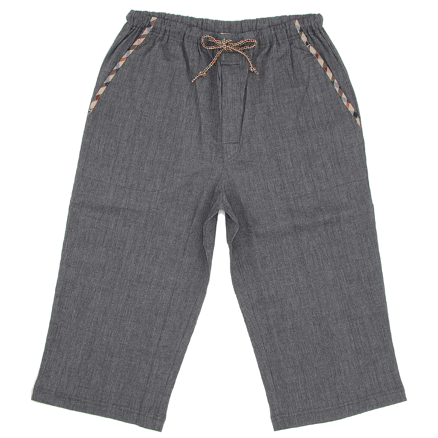 DAKS メンズ クレープ7分丈パンツ - 画像1