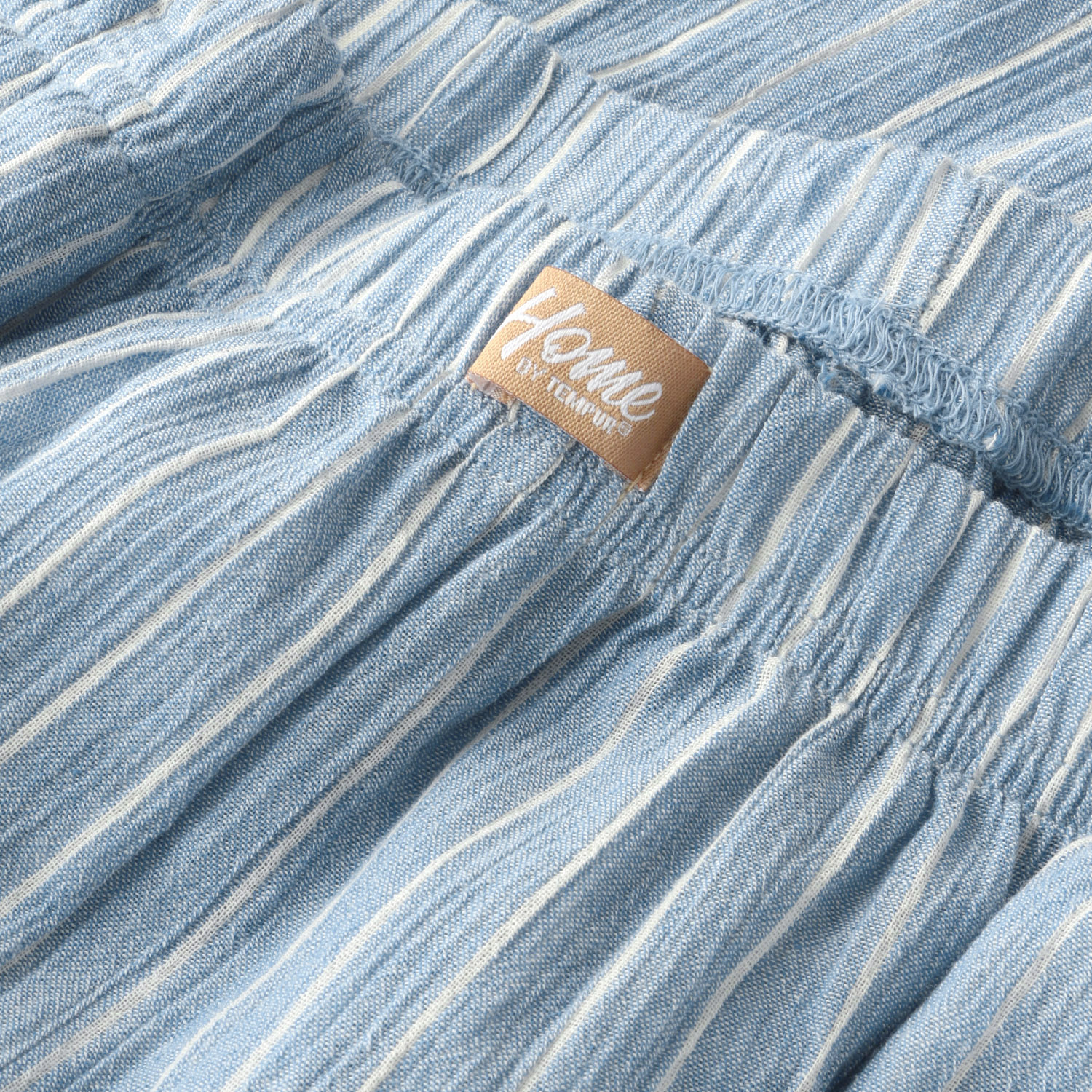 HOME BY TEMPUR 紳士 8分丈ステテコ（前閉じ）  先染クレープ - 画像3