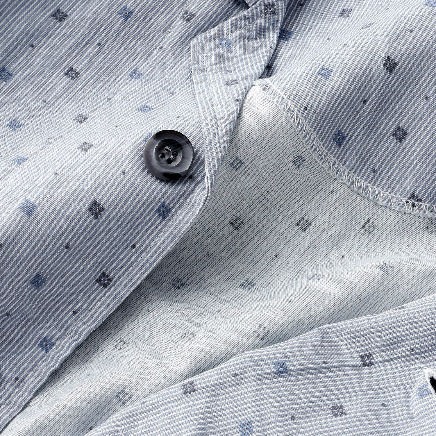 GUNNZE 紳士 ダブルガーゼ長袖長パンツ パジャマ - 画像4