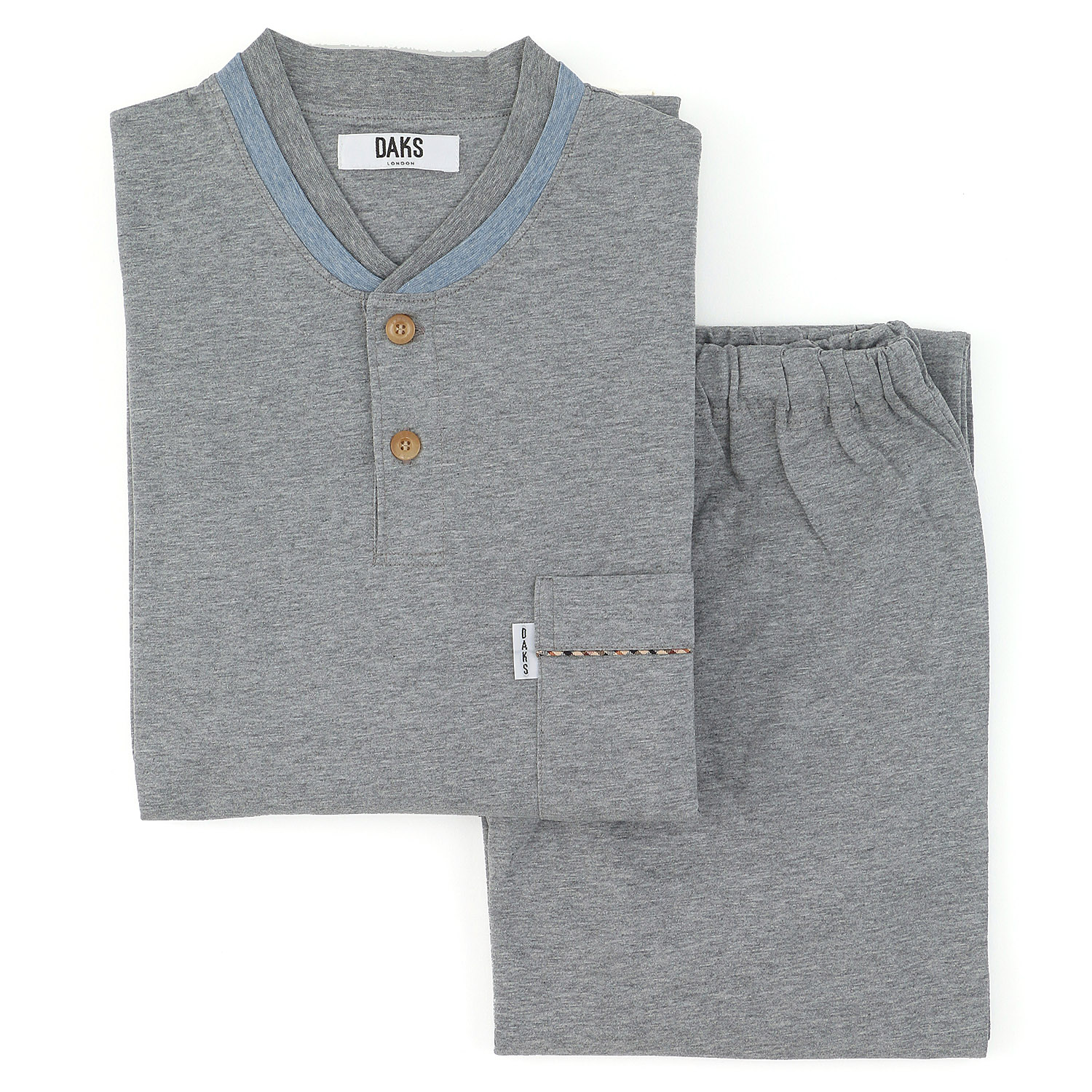 DAKS 紳士長袖長パンツパジャマ - 画像2