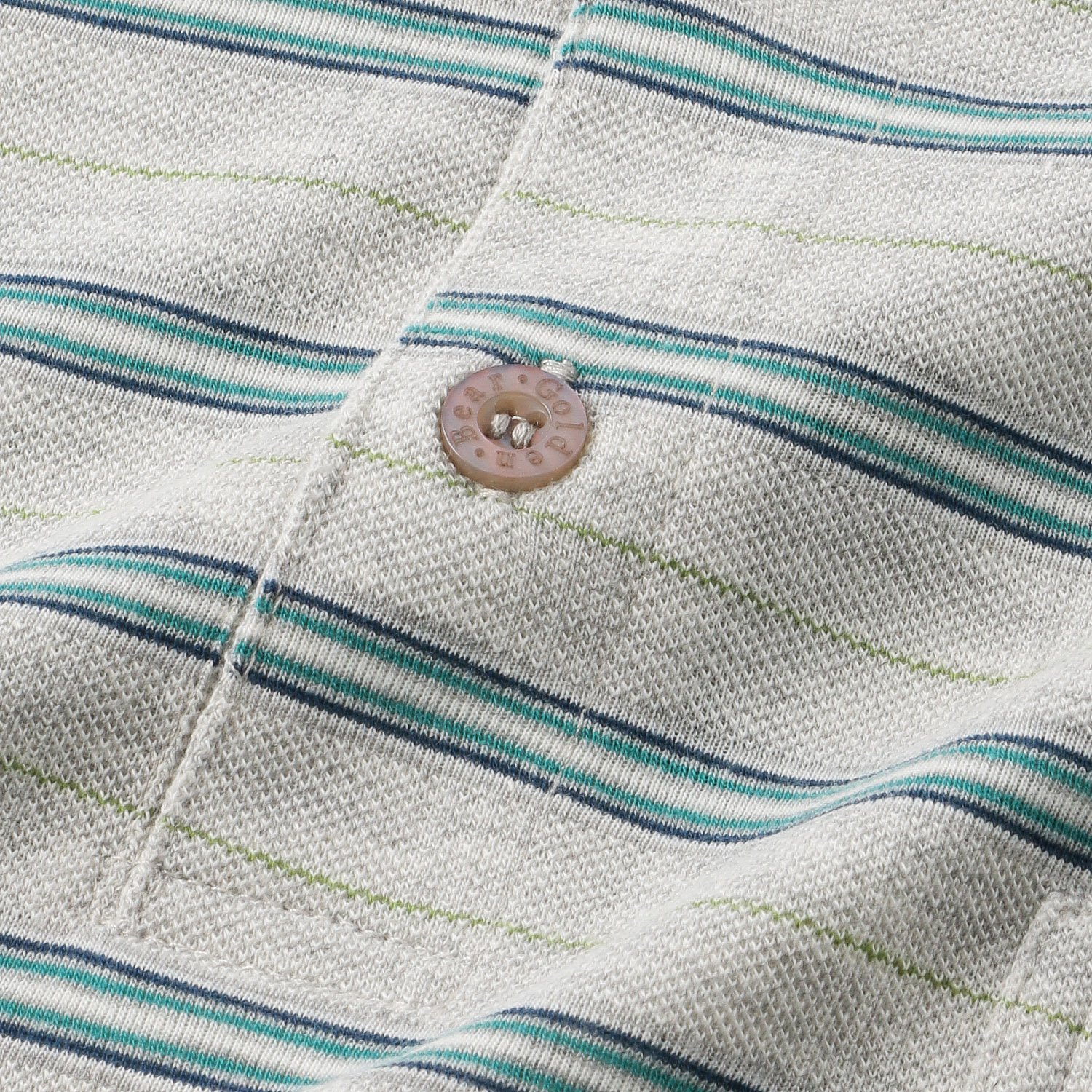 GoldenBear 紳士 鹿の子 長袖パジャマ ボーダー柄 - 画像5