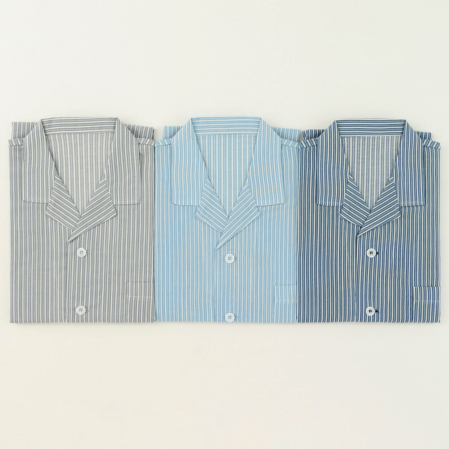 GUNZE 紳士 アセドロン半袖5分丈パンツパジャマ - 画像1