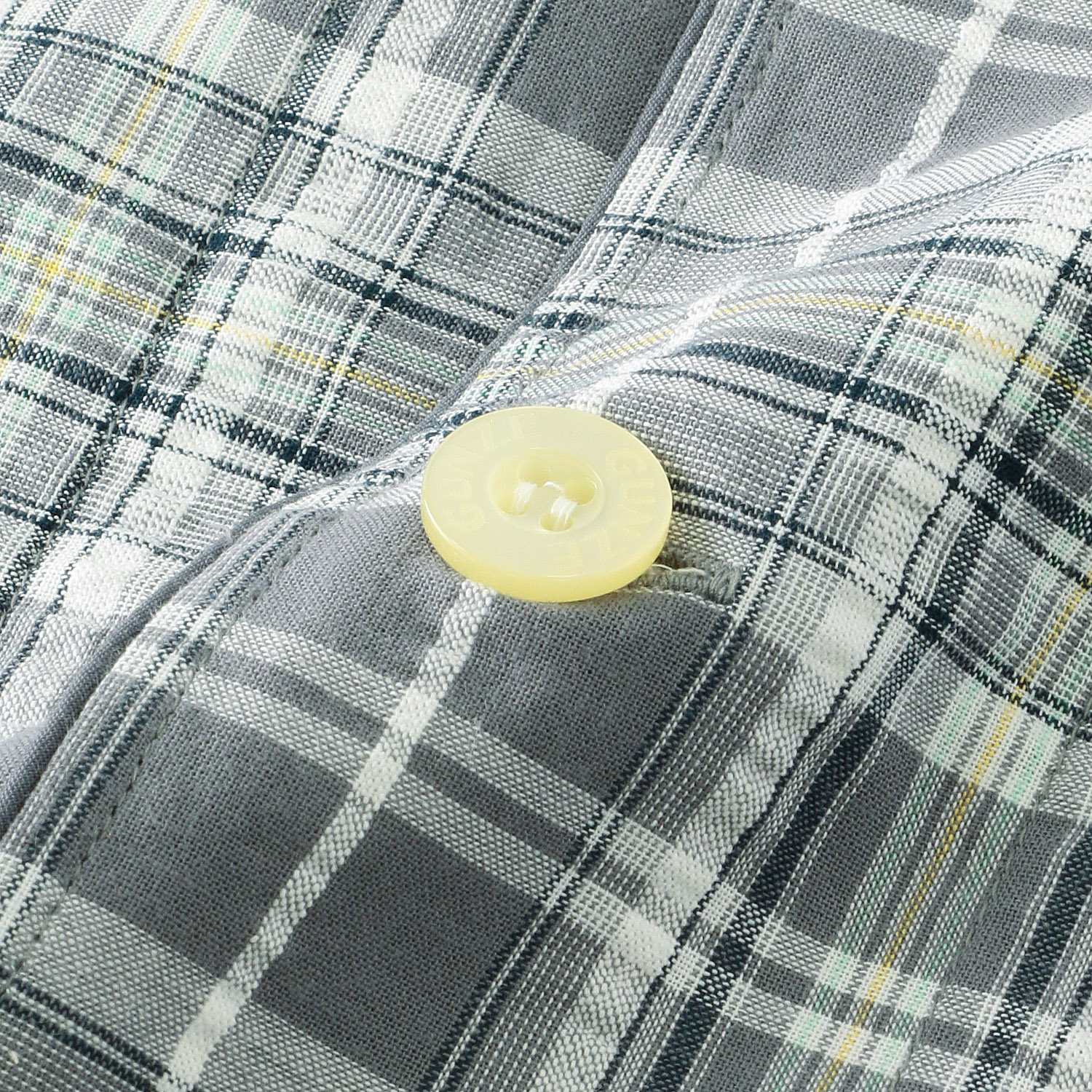 GUNZE 紳士 綿100％ 先染サッカー格子柄長袖長パンツ パジャマLL - 画像4