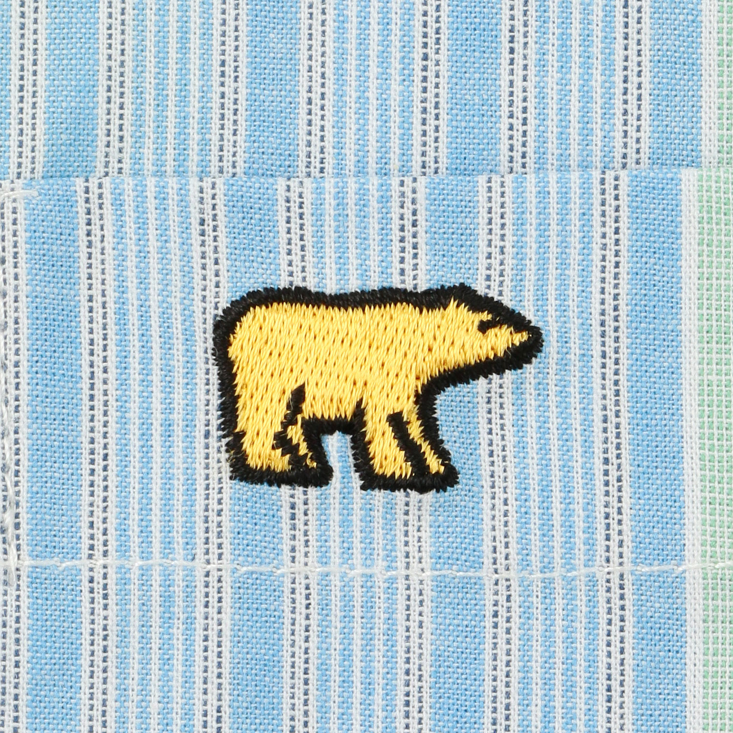 GoldenBear 紳士 サッカー長袖長ズボンパジャマ ストライプ柄 - 画像4