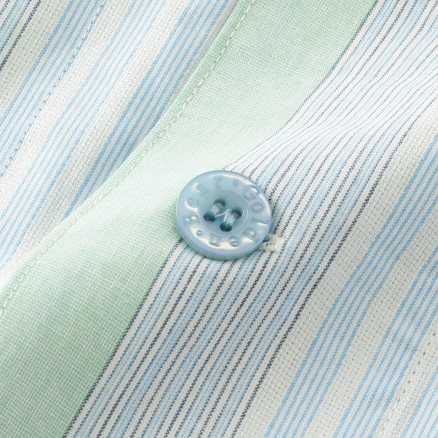 GoldenBear 紳士 サッカー長袖長ズボンパジャマ ストライプ柄 - 画像5