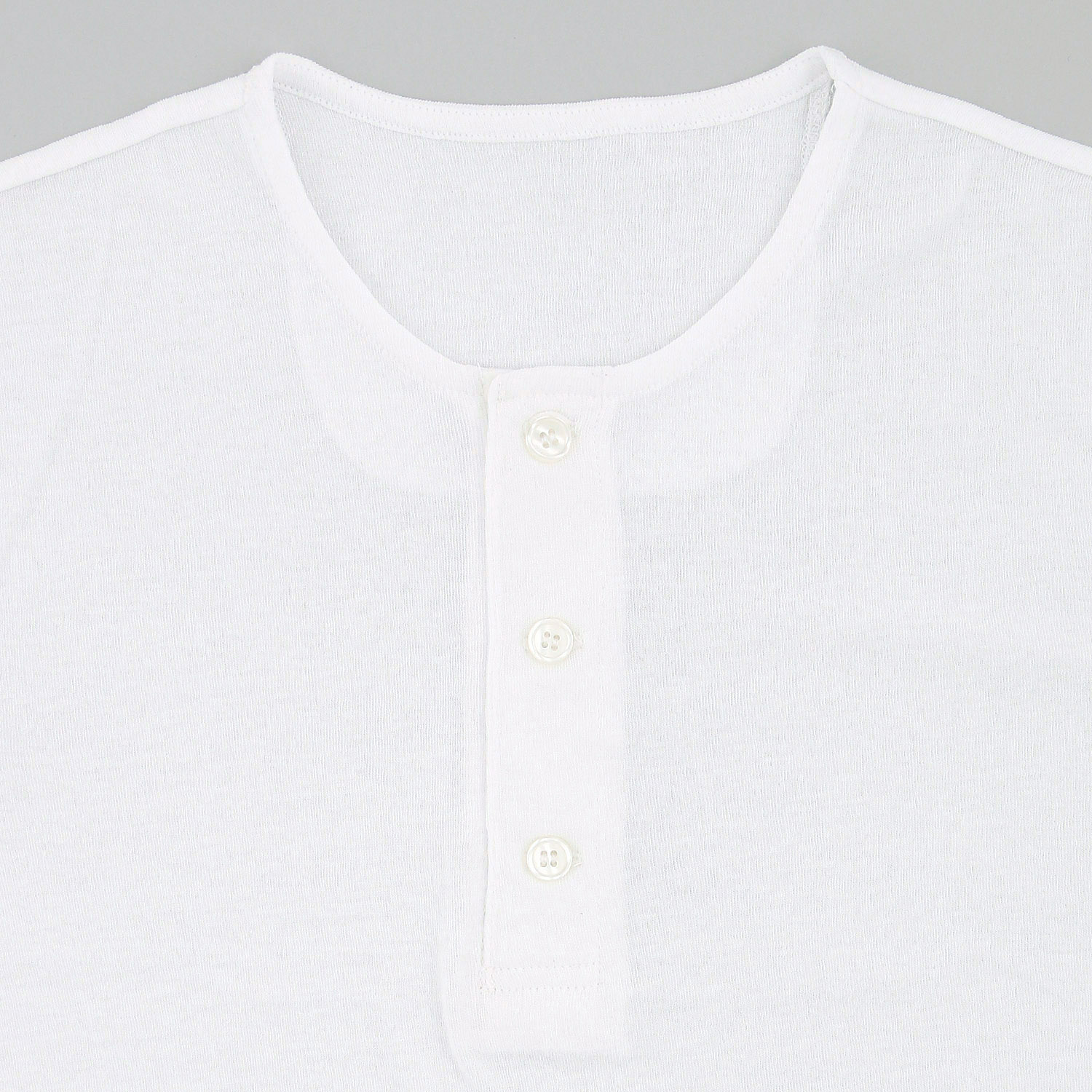 紳士 綿強撚 釦付長袖シャツ - 画像2