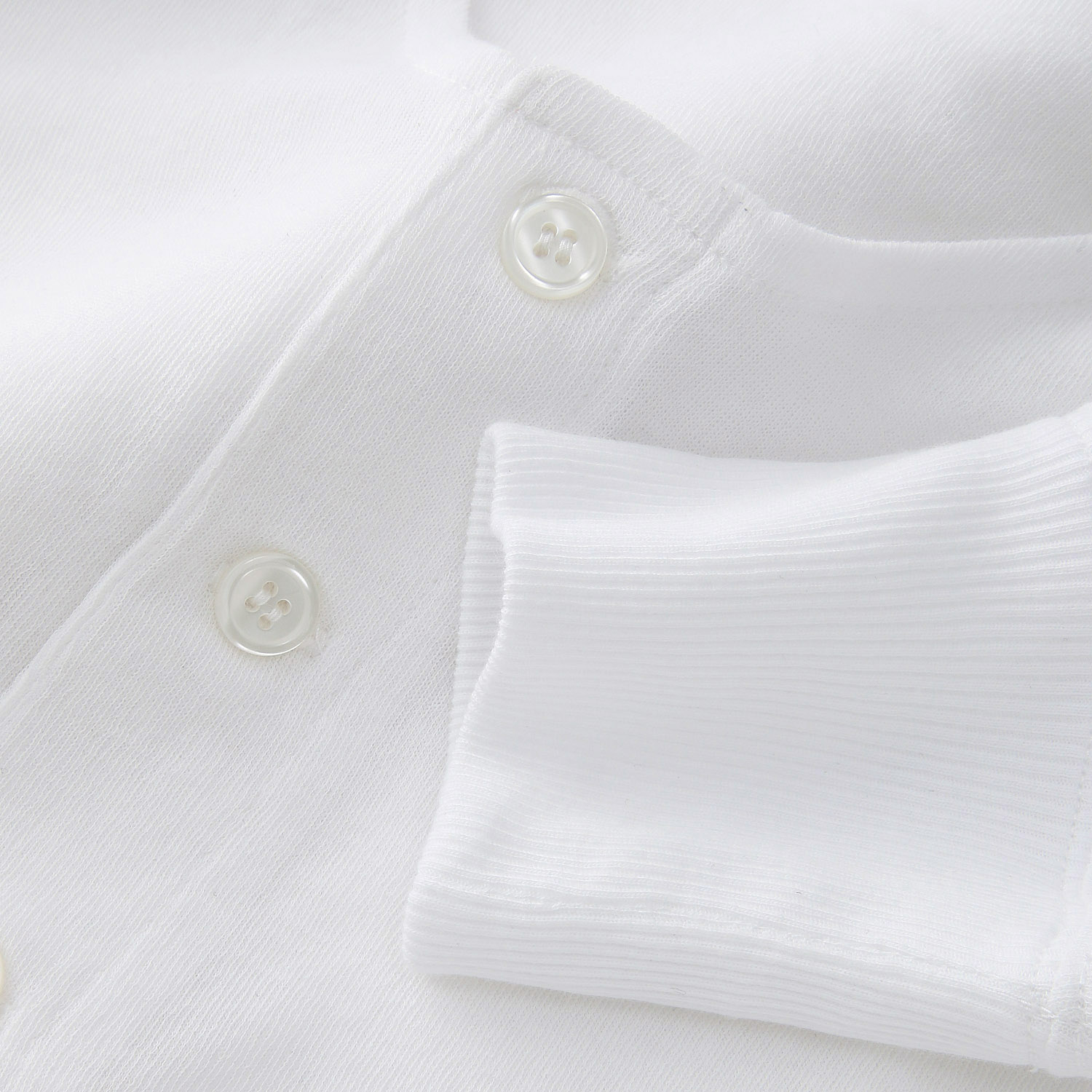 紳士 綿強撚 釦付長袖シャツLL - 画像3