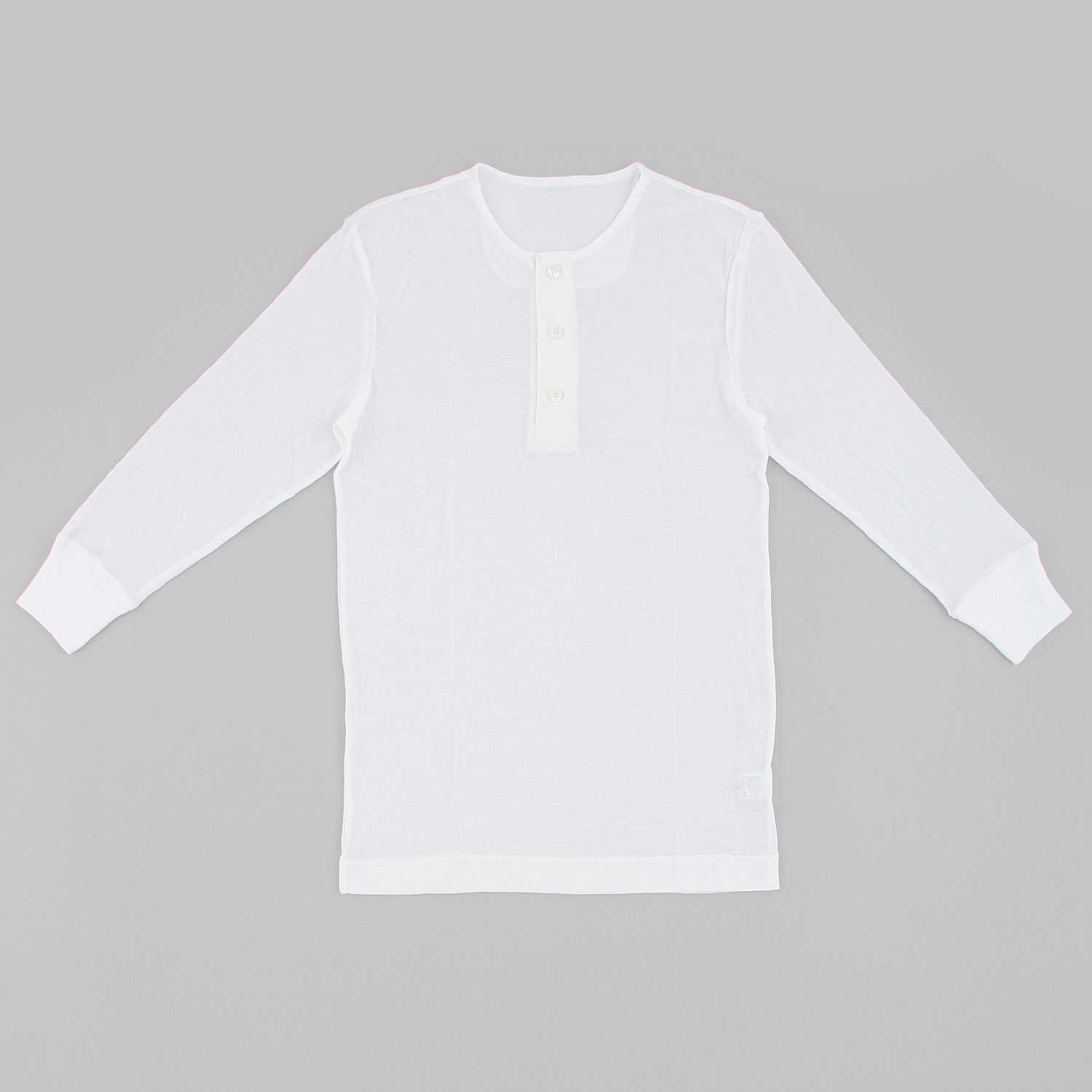 紳士 綿強撚 釦付長袖シャツLL