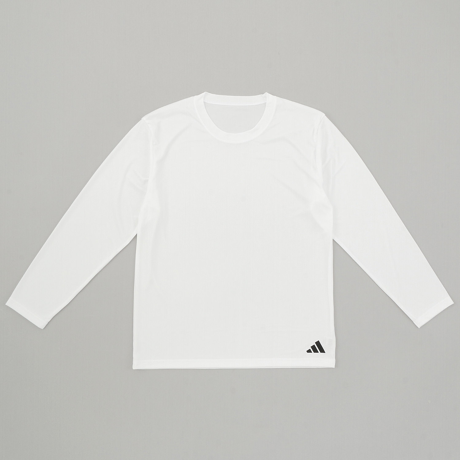 adidas メンズクルーネックロングスリーブ Tシャツ