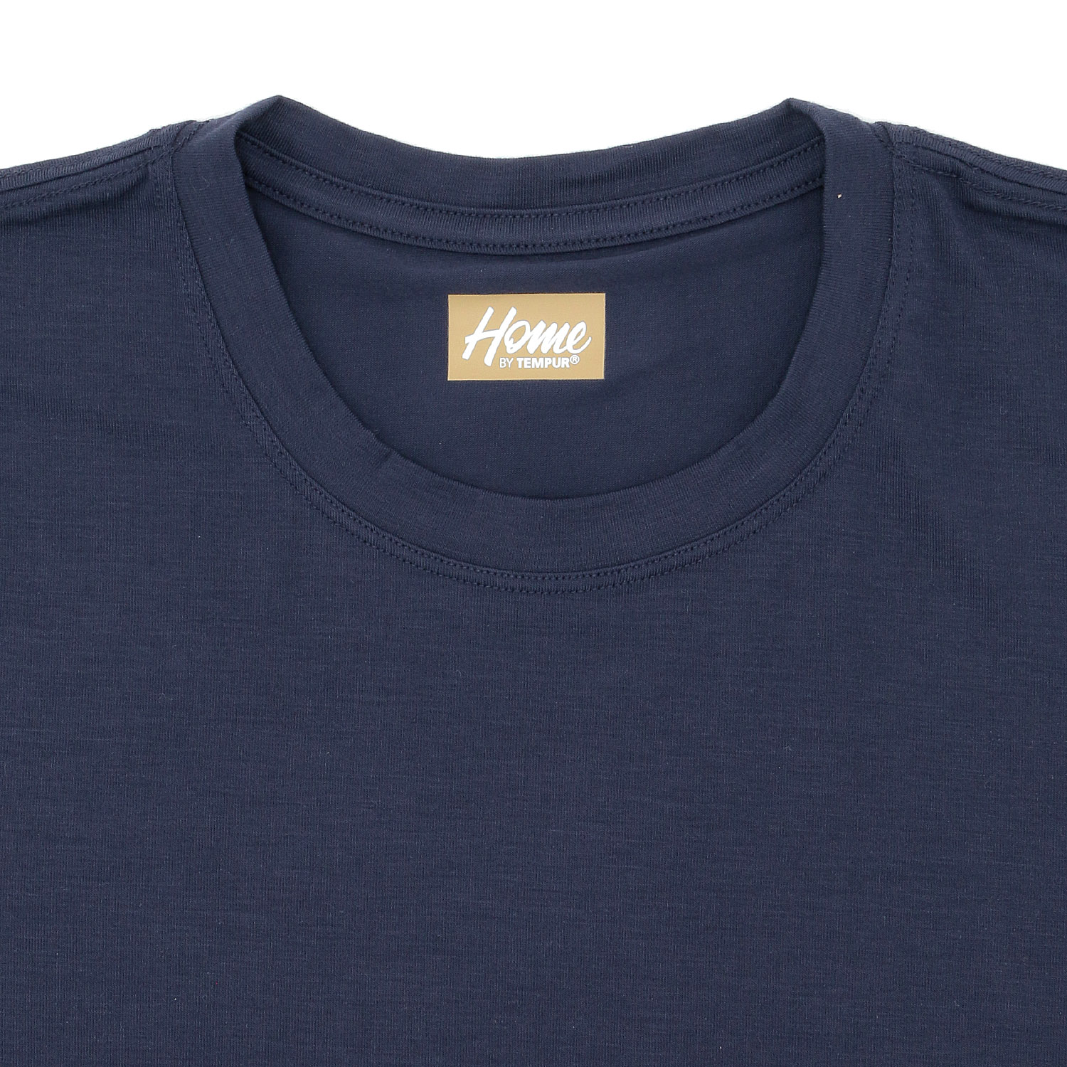 HOME BY TEMPUR 紳士 半袖丸首 ベア天竺 - 画像4