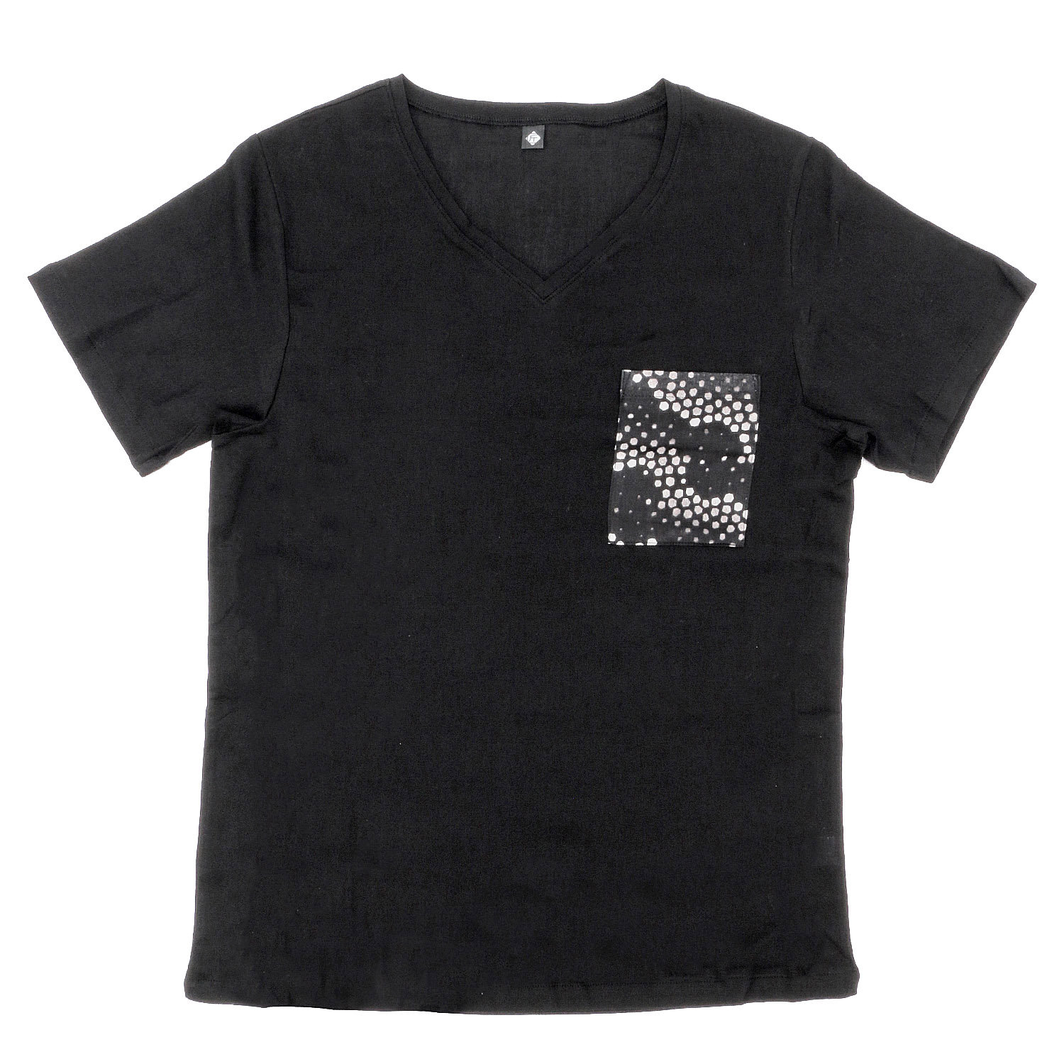 匠技  高島縮  半袖VネックTシャツ LL - 画像2