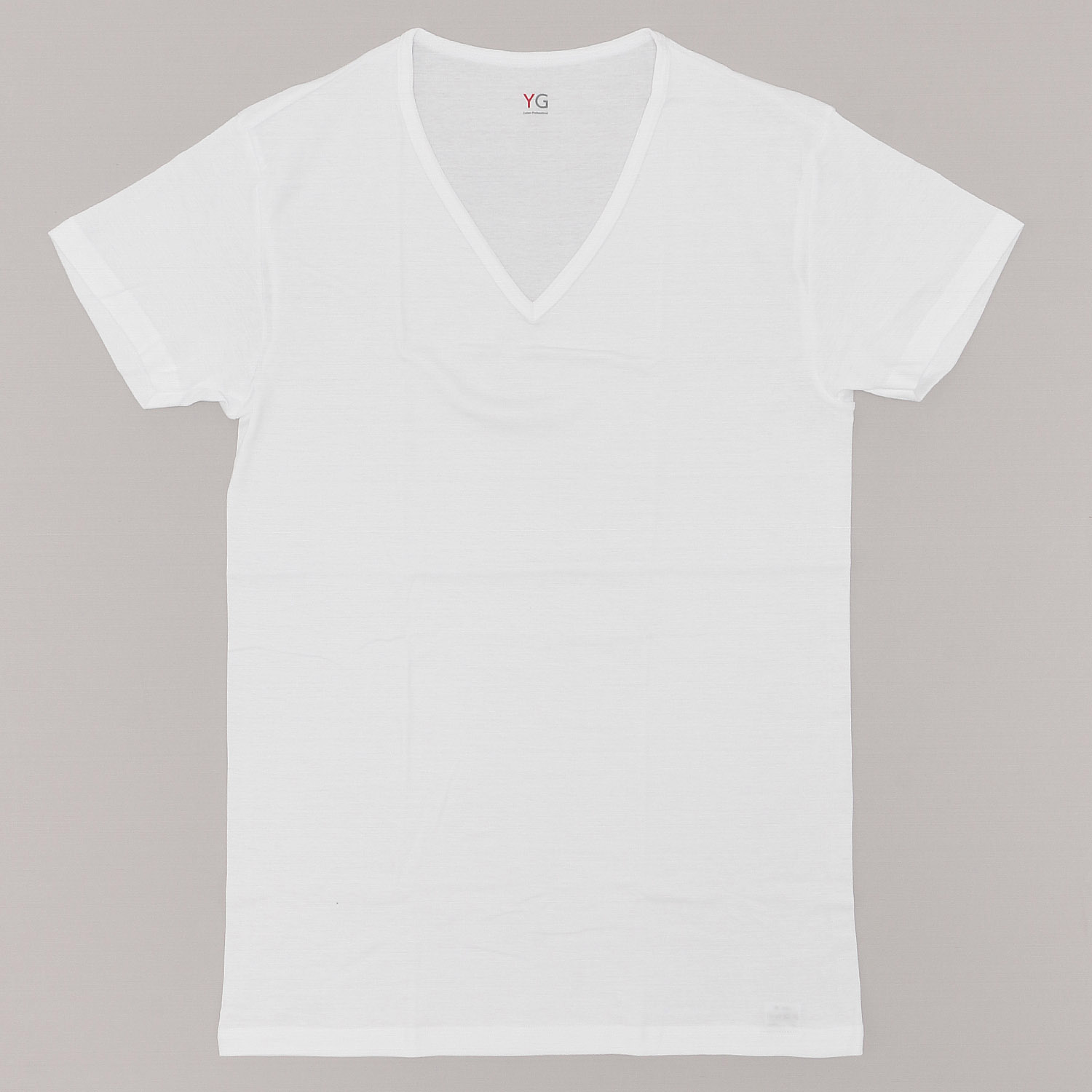 GUNZE YG ピュアコットン VネックTシャツ - 画像1