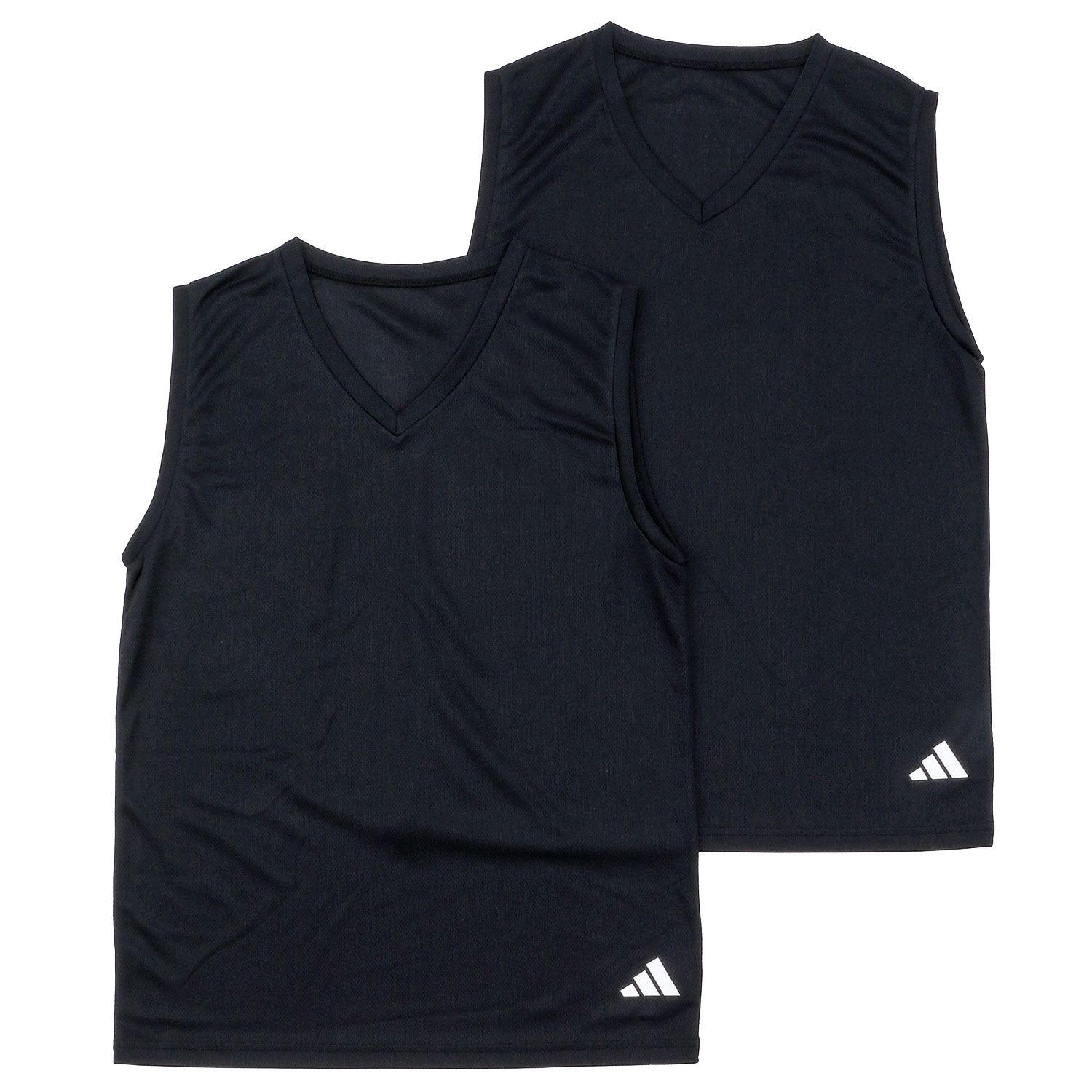 adidas スリーブレス Vネック 2枚組 - 画像2