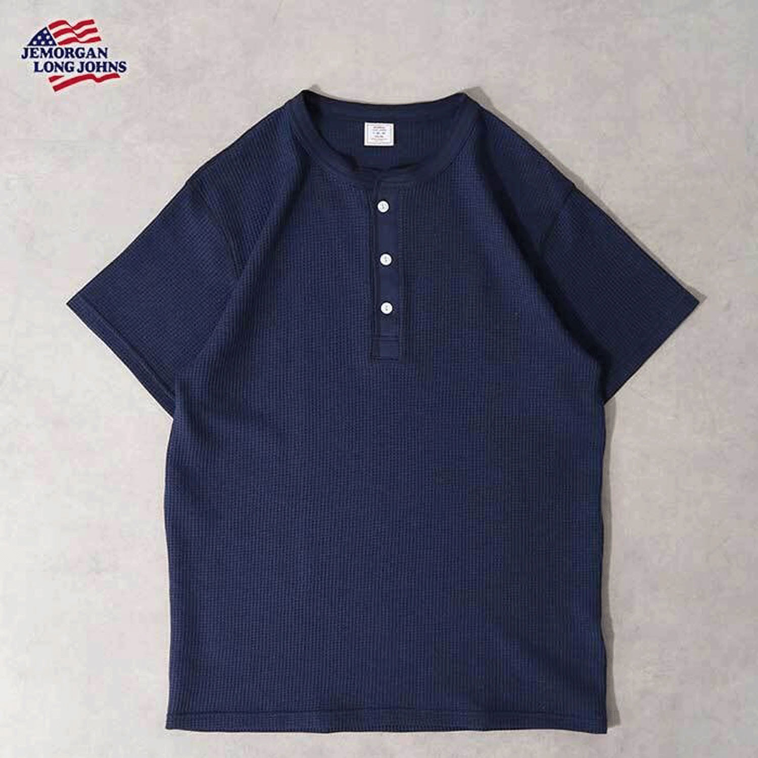 JEMORGAN（ジェイイーモーガン）ワッフルヘンリーネック半袖Tシャツ - 画像18