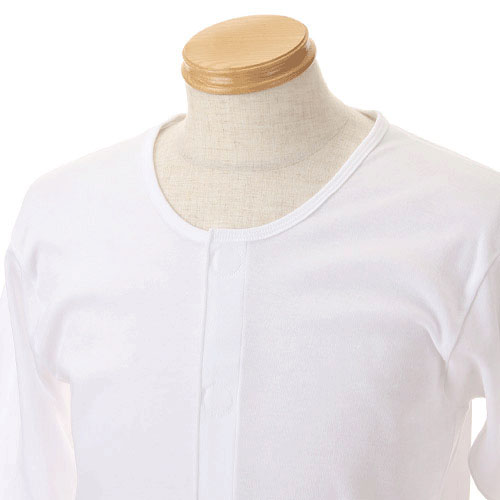 キャロン 紳士前開き7分袖シャツ - 画像4