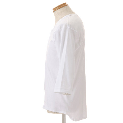 キャロン 紳士前開き7分袖シャツ LL - 画像2