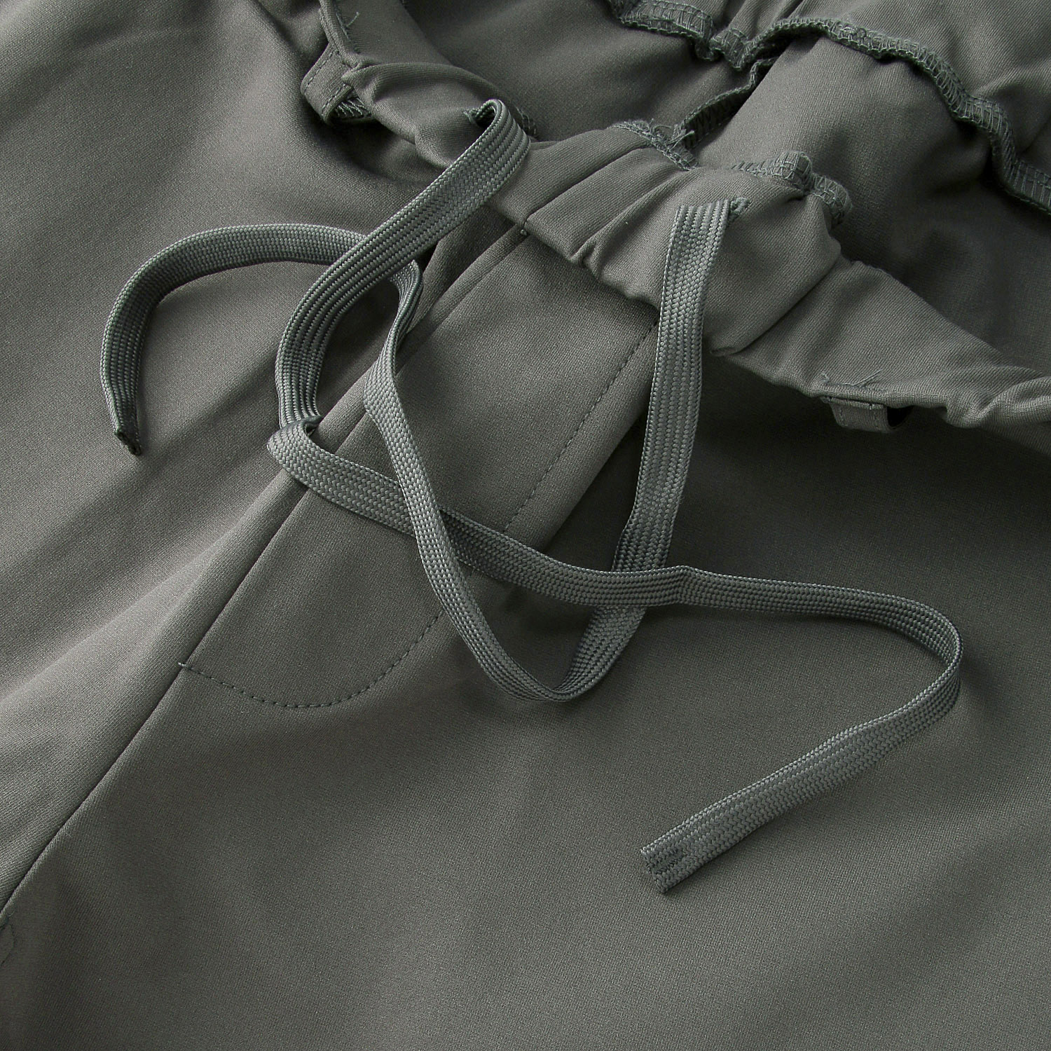 BODY WILD スマートダブルニットストレッチパンツ（スリムテーパード） - 画像3