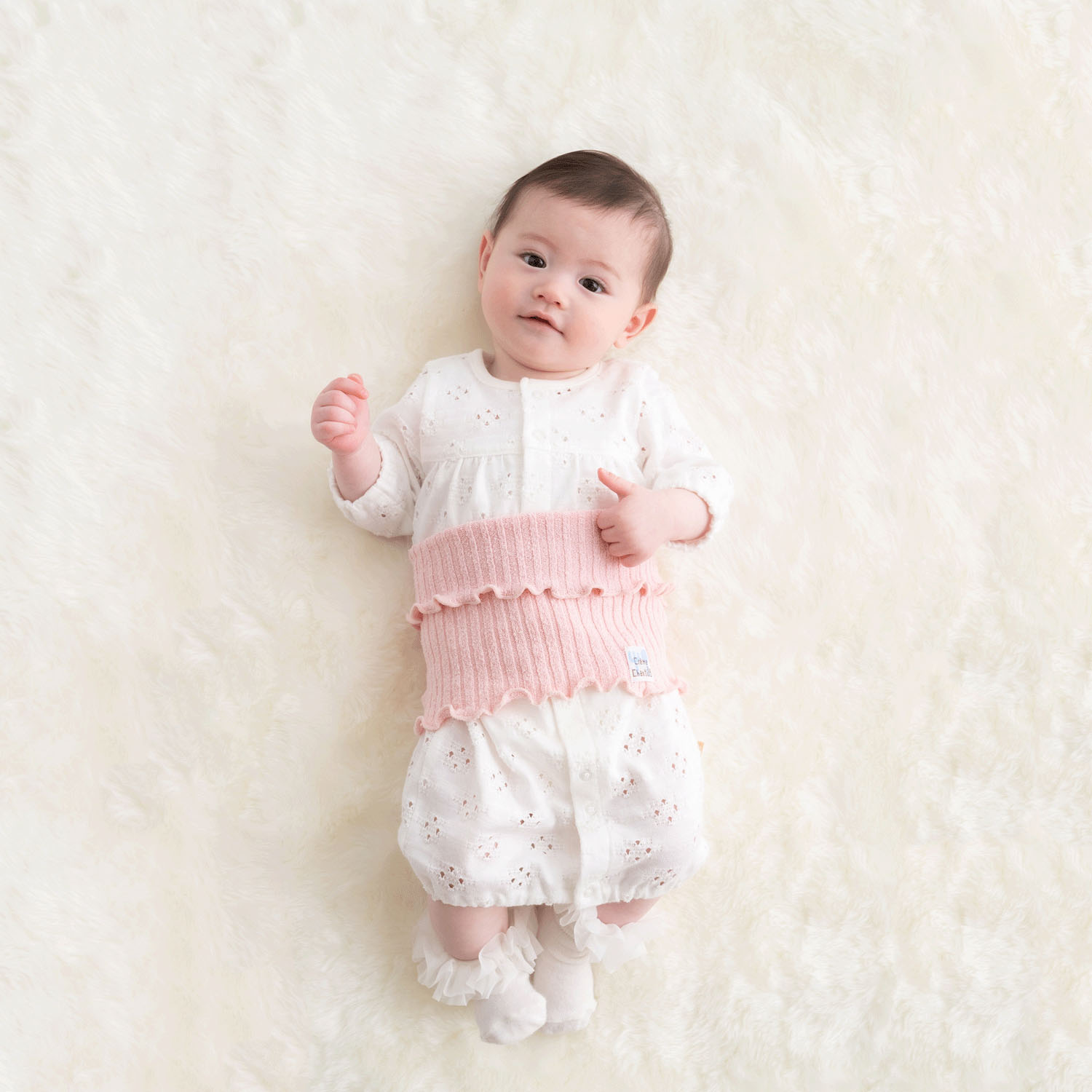 シルクのびのび腹巻き グレー - 画像3