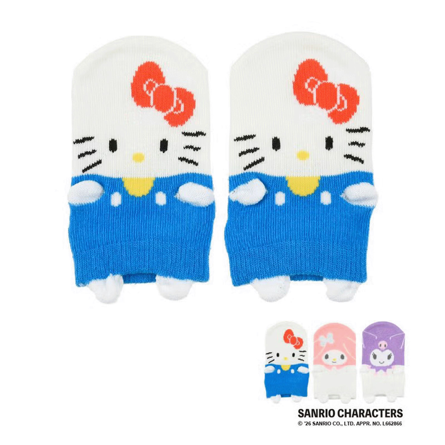 サンリオキャラクターズ スニーカー丈ベビーソックス