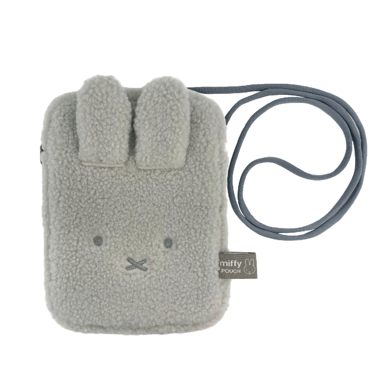 どっとポーチ ミッフィー ショルダーショート  グレー - 画像1